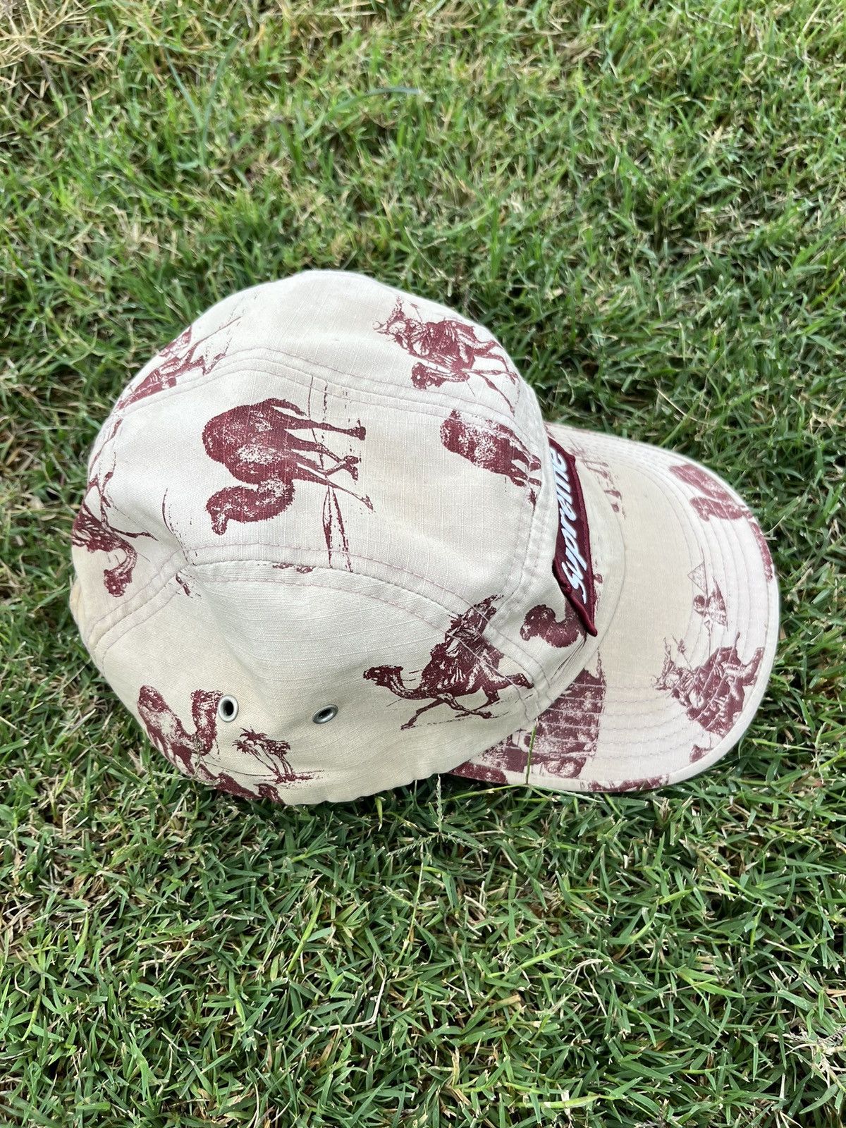 Supreme Supreme SS12 Camel Camp Cap Hat Size ONE SIZE - 3 Thumbnail