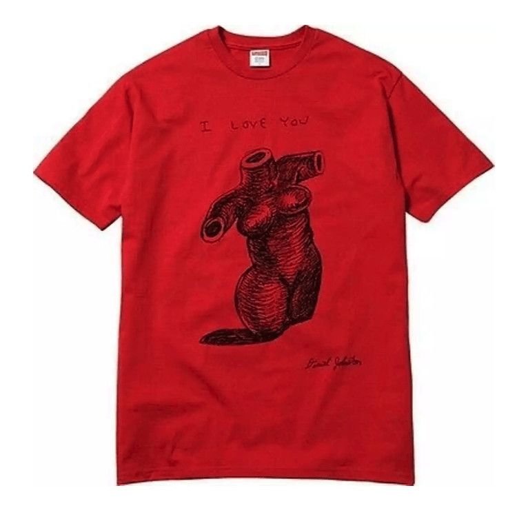 Supreme SEALED Daniel Johnston Love T-Shirt Tee Red SS15 DS Size US M / EU 48-50 / 2 - 1 Preview
