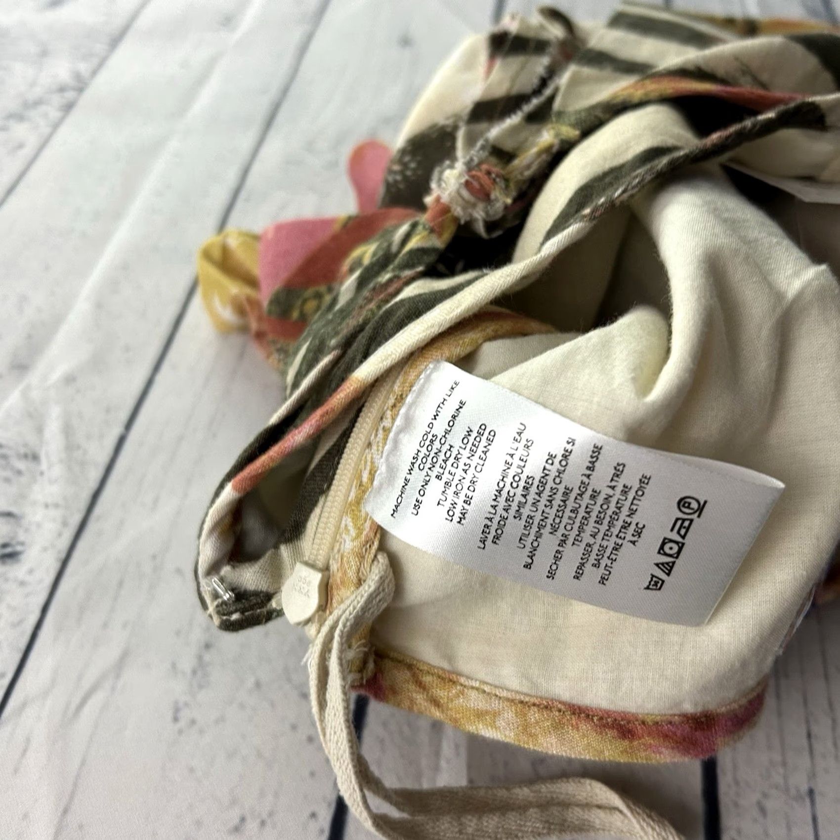 Urban Outfitters VINTAGE Urban Outfitters Floral Wrap Viscose Shorts Women L Beige Green Wrap Floral Viscose Shorts Women L Green Women Size 36" / US 14 / IT 50 - 5 Thumbnail