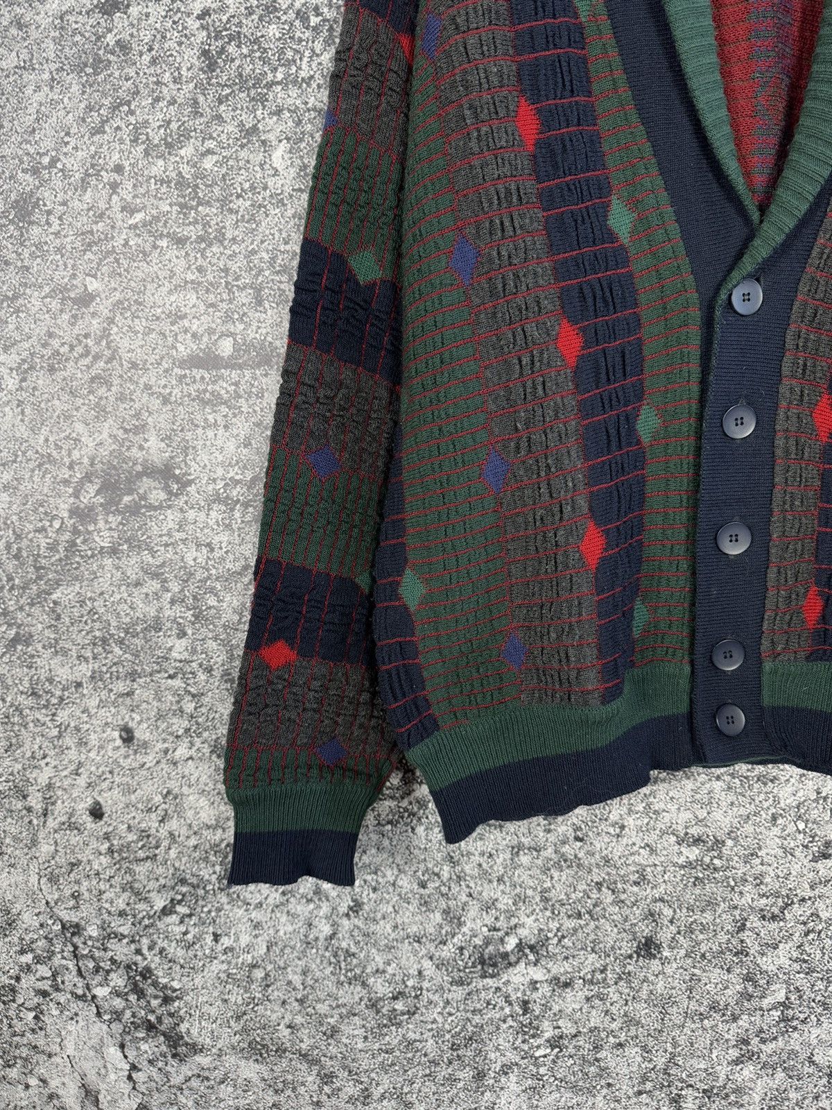 Carlo Colucci Carlo Colucci Vintage Cardigan Wool Designer Sweater Size 52 Size US XL / EU 56 / 4 - 4 Thumbnail