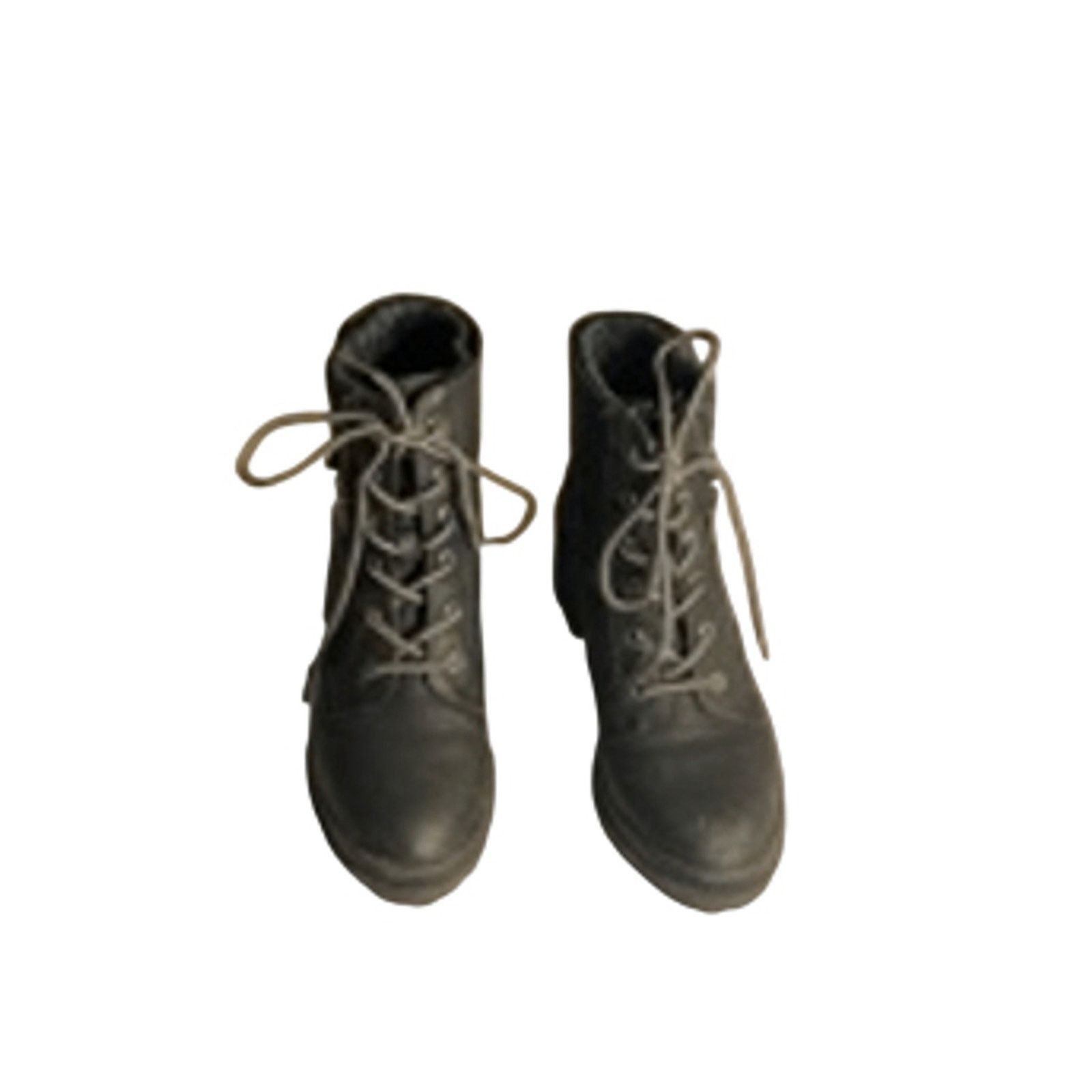 Other Y2K Grunge Platform Lace-Up Black Booties Jellypop Explorer Size US 7 / IT 37 - 4 Thumbnail