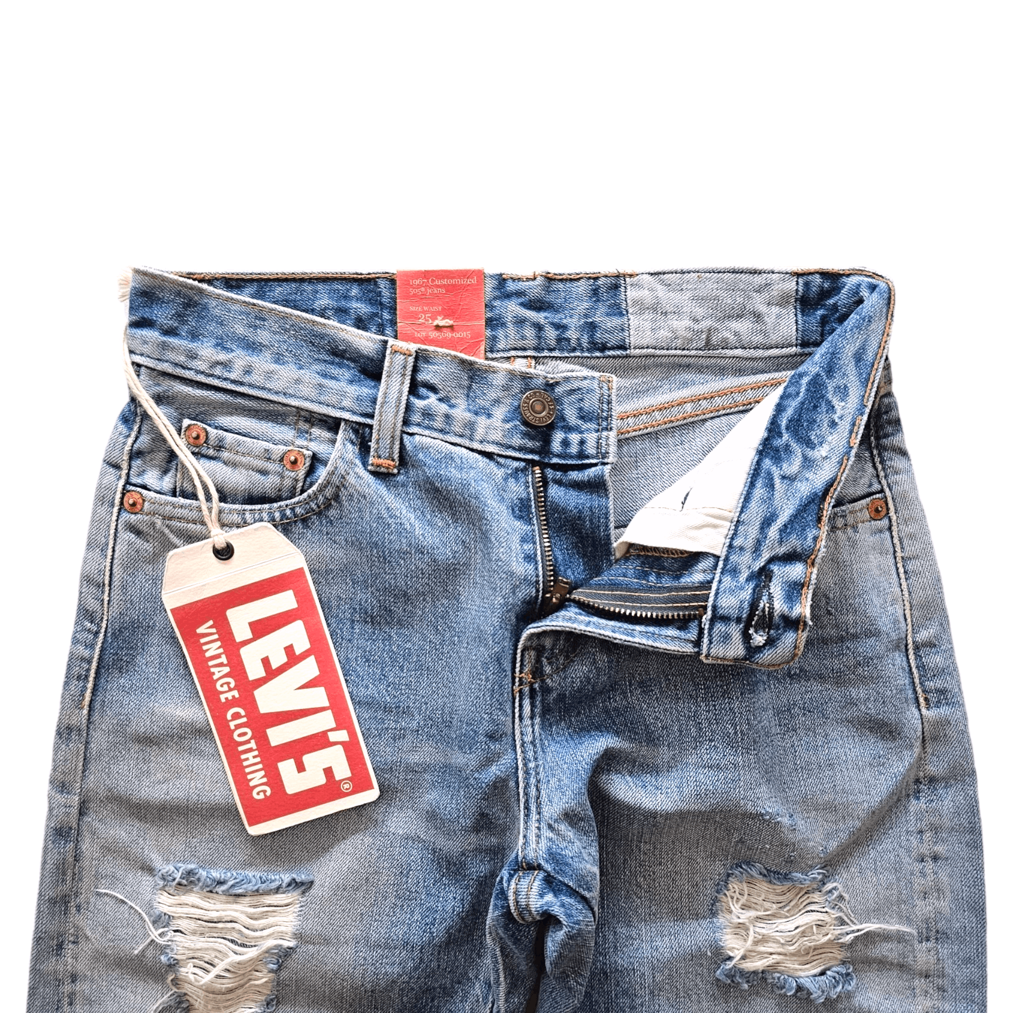 Levi's Vintage Clothing NWT Levi's Vintage Clothing 1967 505 W25 Selvedge Big E SS15 Size 25" / US 0 / IT 36 - 2 Thumbnail