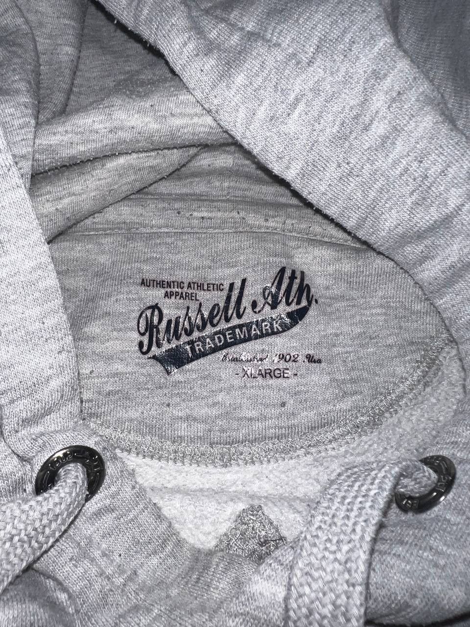 Russell Athletic × Vintage 90s Russell Athletic Boxy Fit Blank Hoodie BIG LOGO 🔥 Size US L / EU 52-54 / 3 - 8 Thumbnail