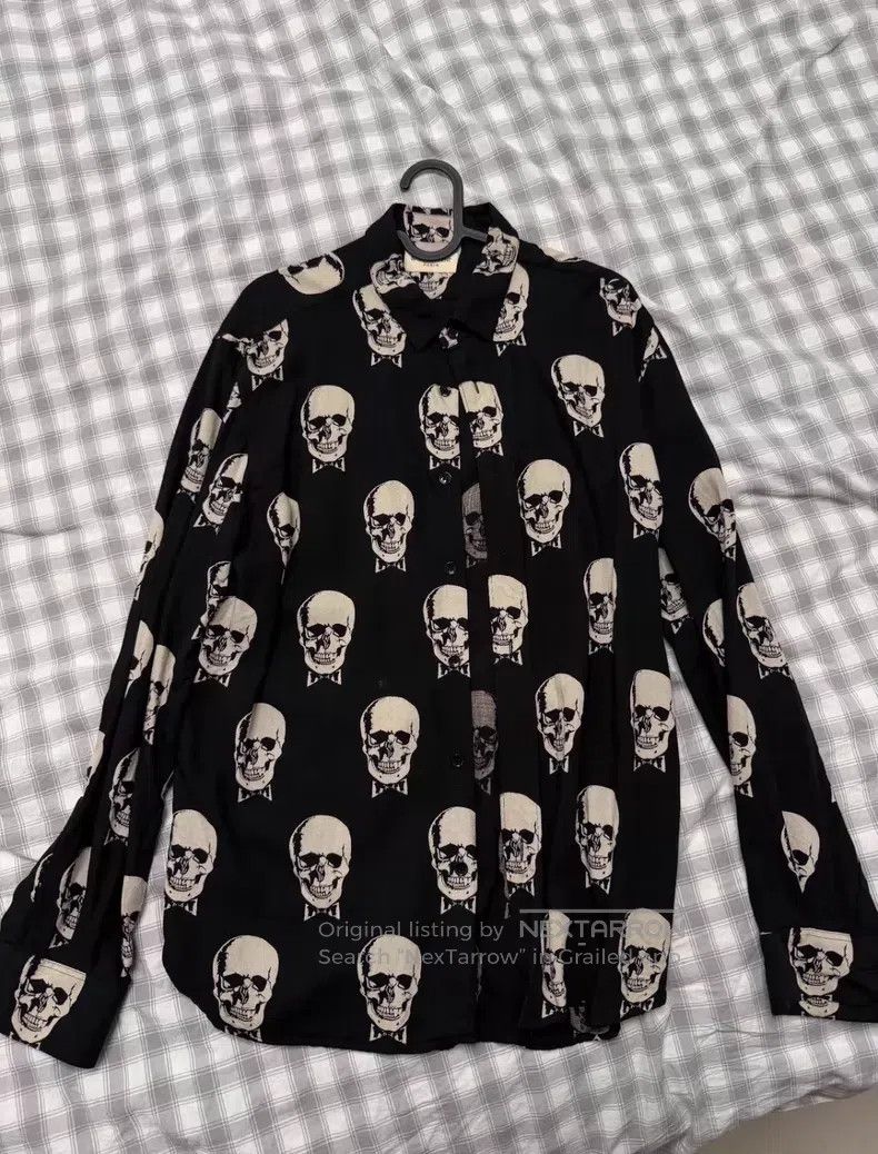 Saint Laurent Paris Saint Laurent Paris size 41 Skull Shirt i Size US XL / EU 56 / 4 - 2 Thumbnail