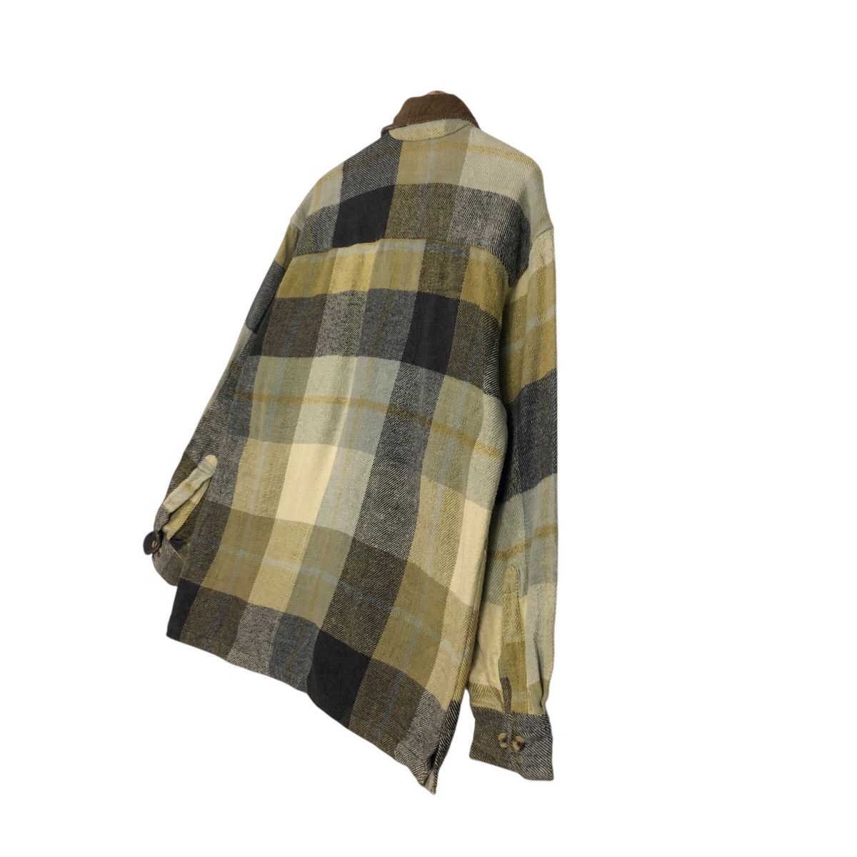 Japanese Brand 📌Vintage Wool Flannel Jacket Mandoc Tartan Issey Miyake Size US L / EU 52-54 / 3 - 10 Thumbnail