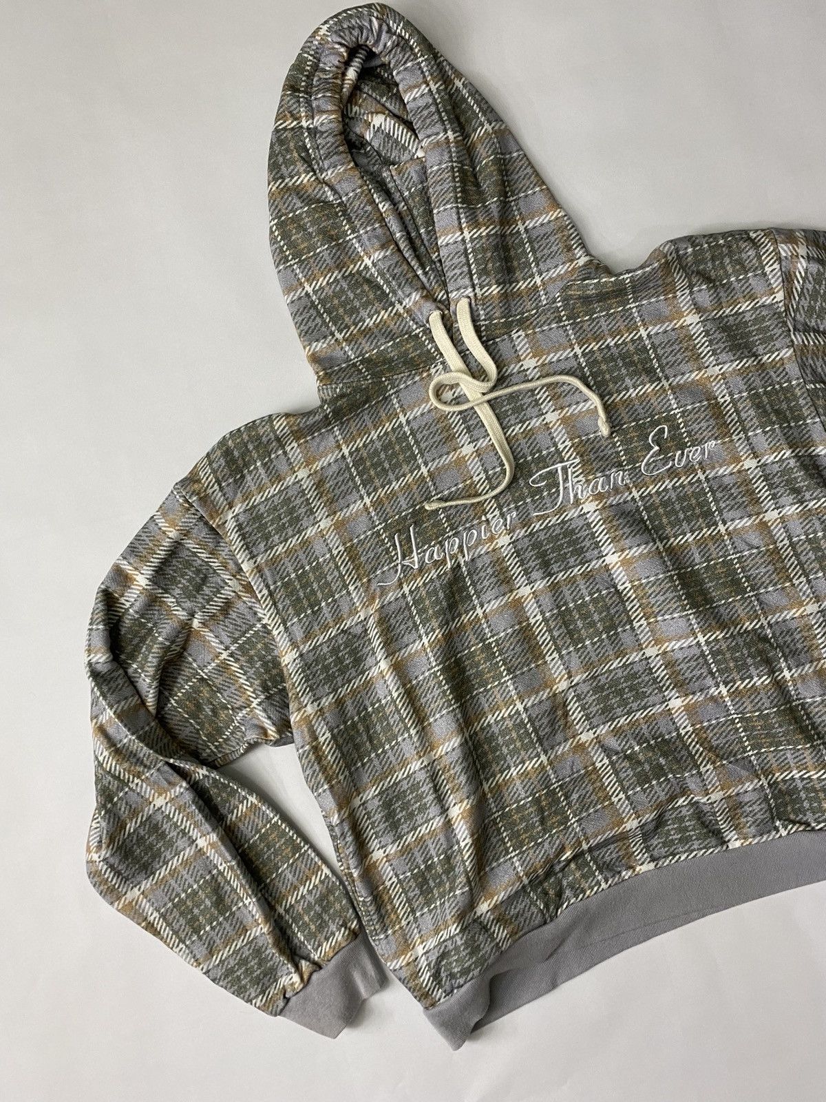 Band Tees HAPPIER THAN EVER PLAID HOODIE. Size US S / EU 44-46 / 1 - 1 Thumbnail