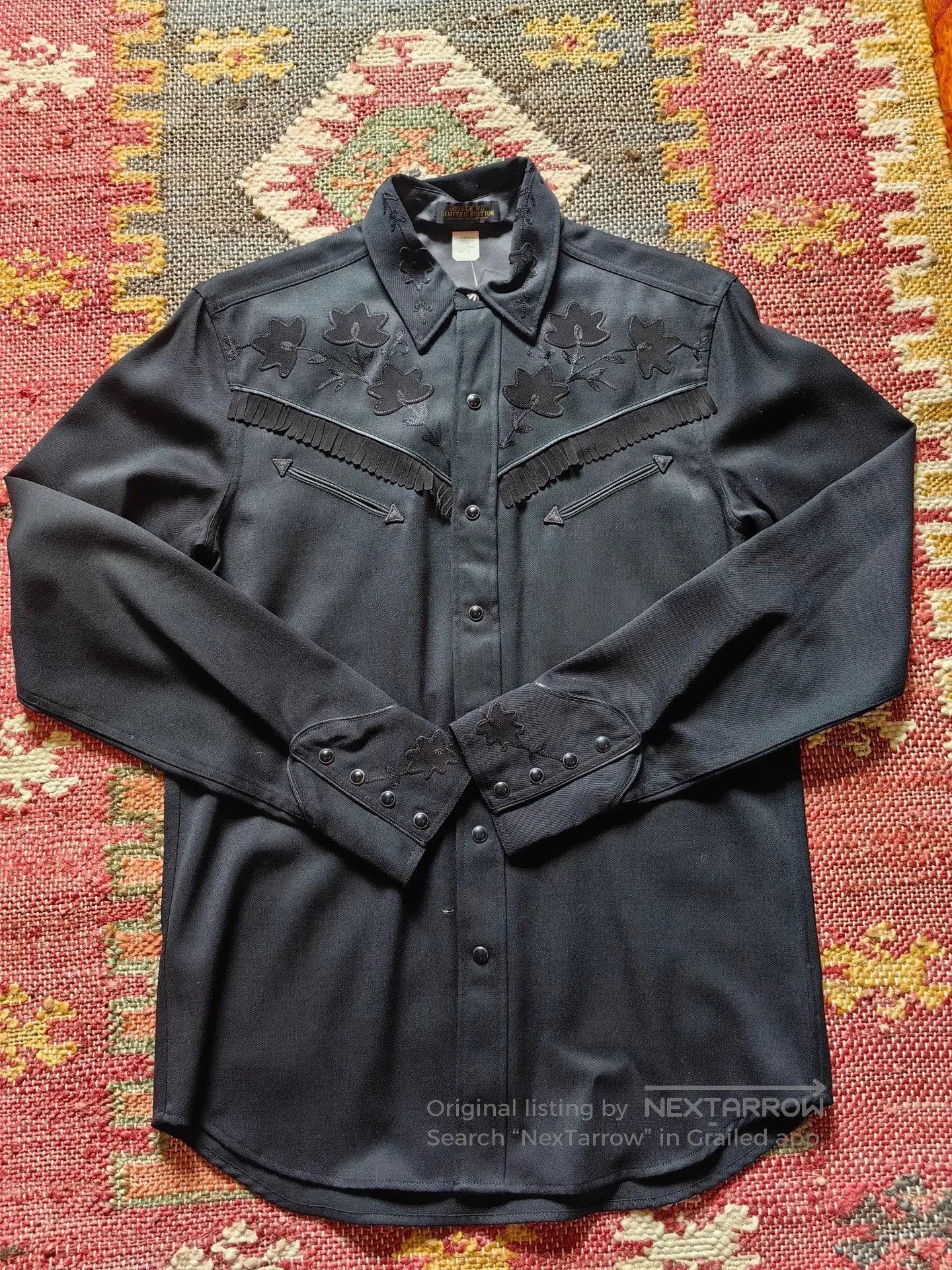 RRL Ralph Lauren RRL Limited Edition Western Fringe Shirt. Size US M / EU 48-50 / 2 - 1 Thumbnail