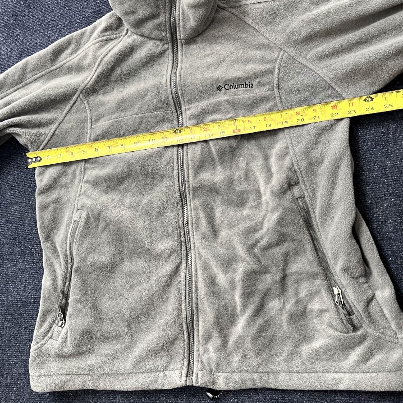 Vintage Columbia Interchange Fleece Jacket Mens Large Gray Full Zip Pockets Outdoor Hiking Walking Size US L / EU 52-54 / 3 - 7 Thumbnail