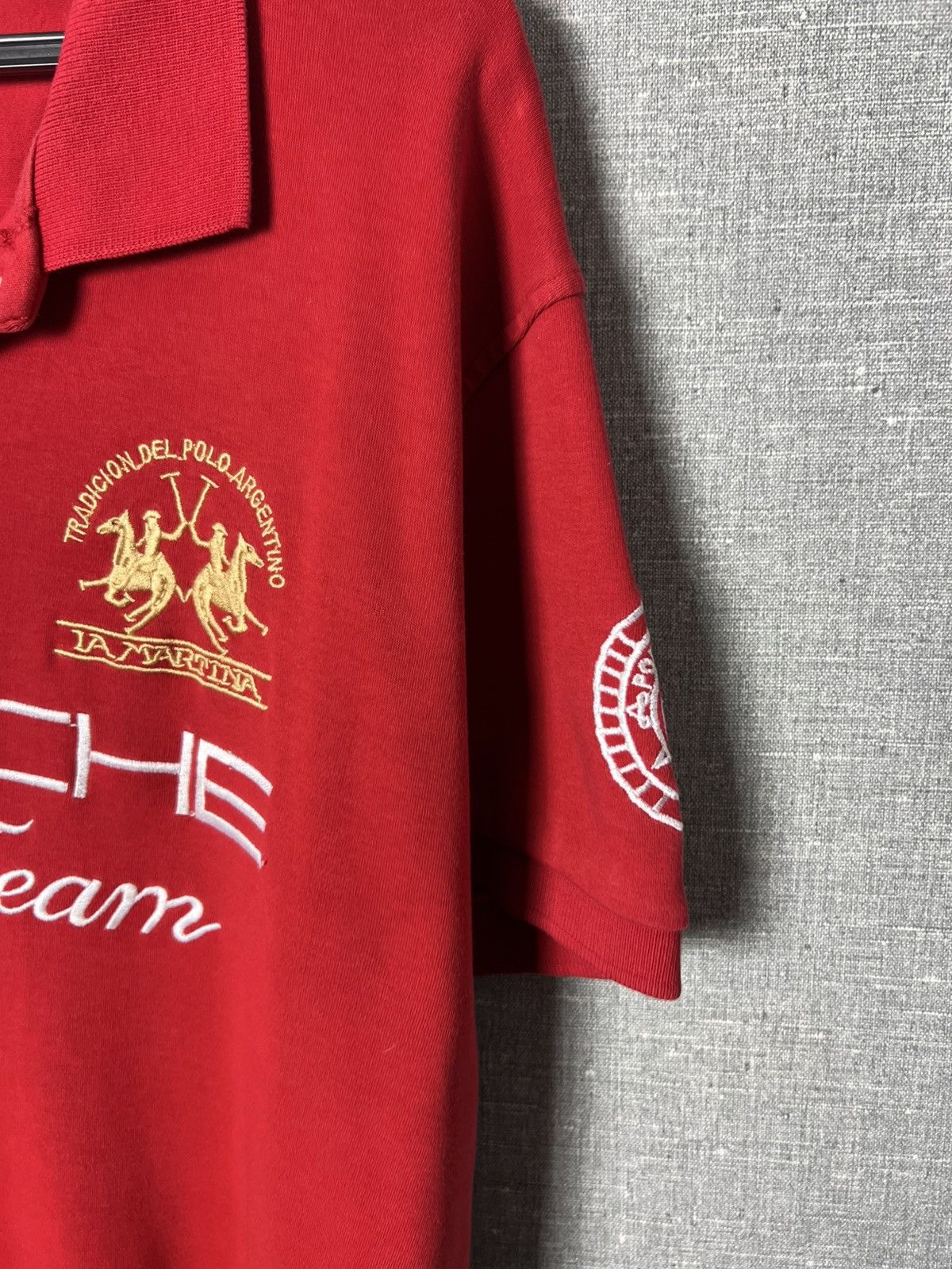 La Martina VINTAGE LA MARTINA PORSCHE POLO TEAM SHIRT CHIEF KEEF STYLE Size US XL / EU 56 / 4 - 7 Thumbnail