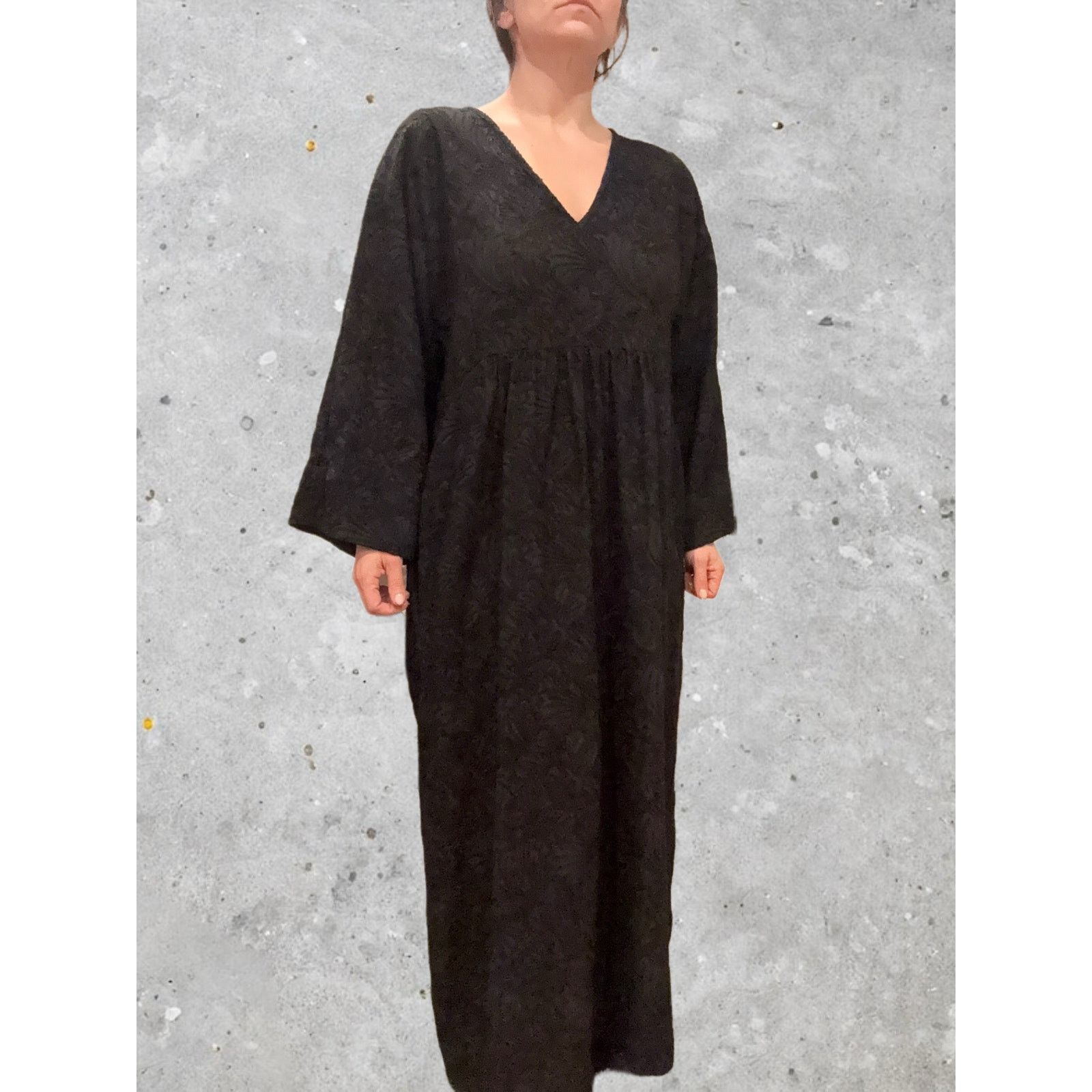 Mara Hoffman Mara Hoffman Aviva Dress – Black Cotton Jacquard (Sample) Size S / US 4 / IT 40 - 4 Thumbnail