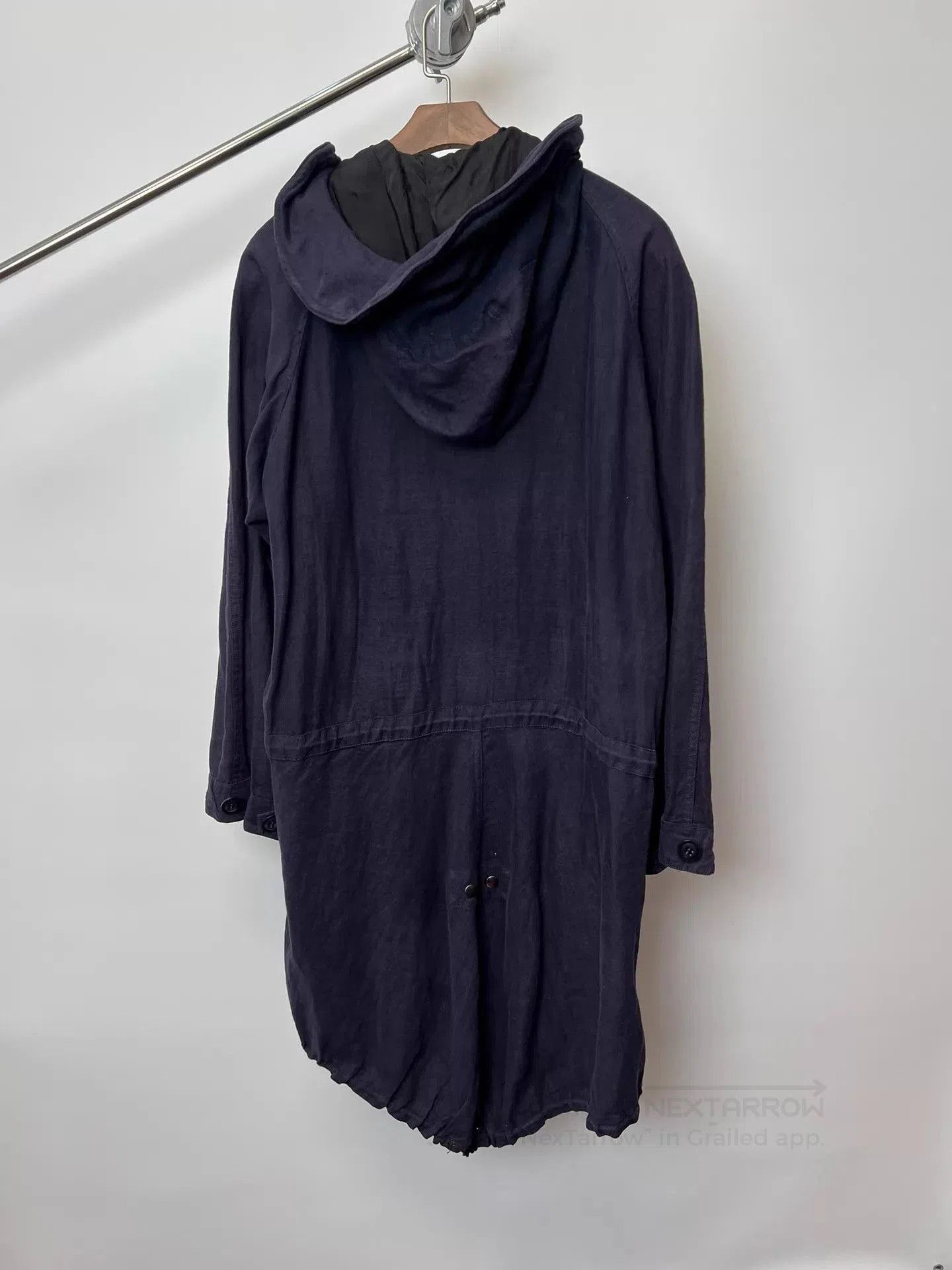 Yohji Yamamoto Hooded Long Parka Coat. Size US M / EU 48-50 / 2 - 5 Thumbnail