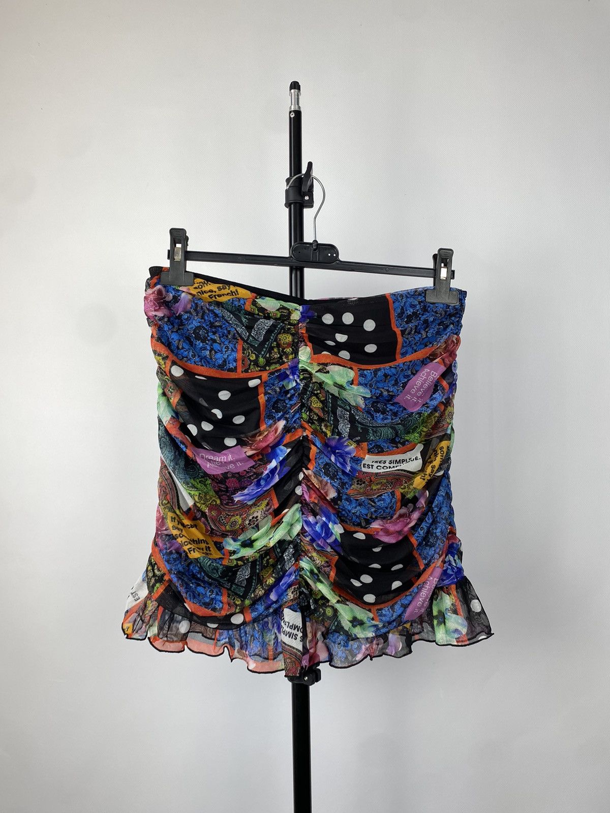 Japanese Brand y2K DESIGUAL archival Japan seditionaries style midi skirt Size 30" / US 8 / IT 44 - 4 Thumbnail