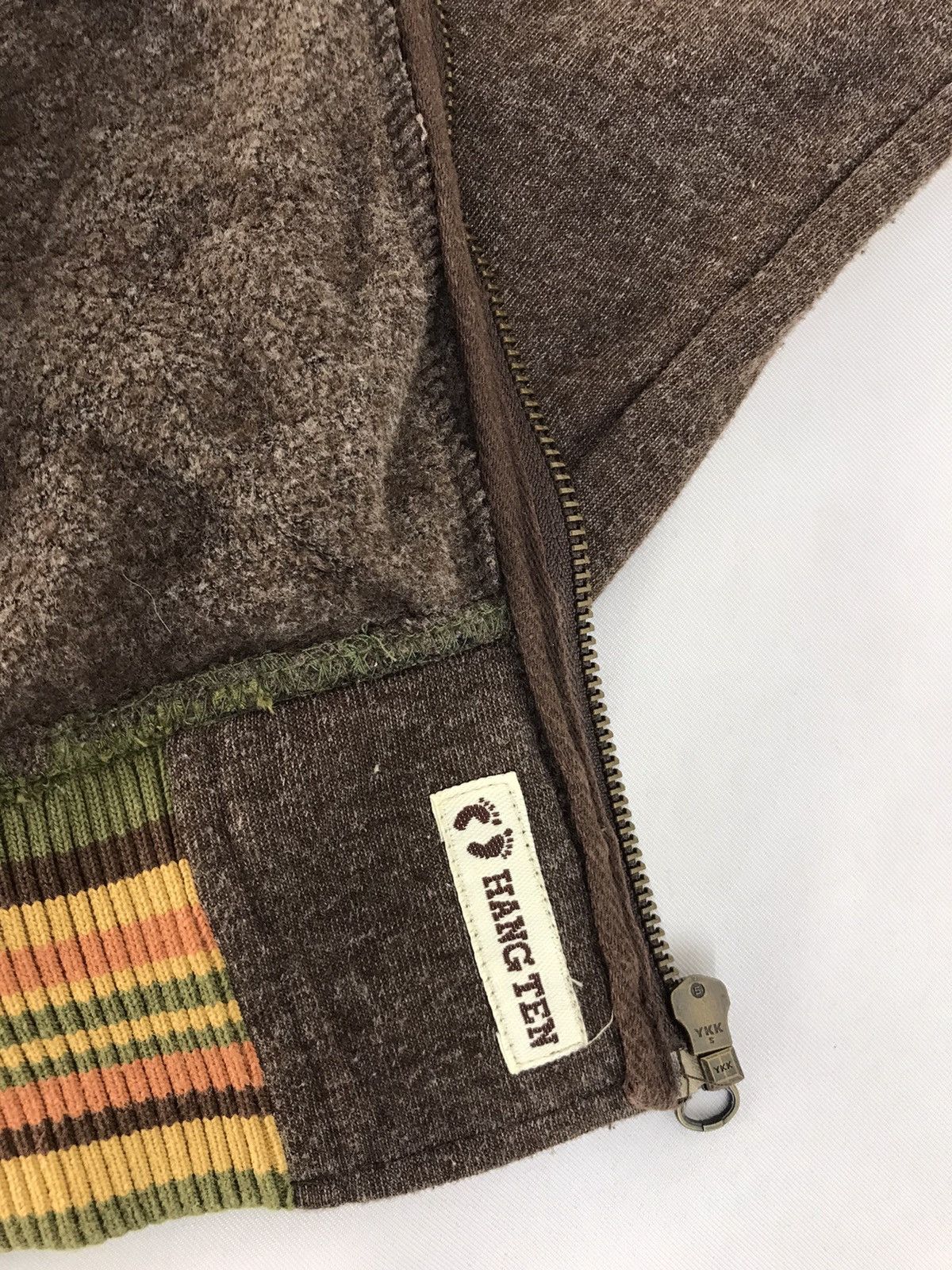 Hang Ten × Vintage Vintage Sweater Hang Ten Two Tones Colour Zipper Design Size US M / EU 48-50 / 2 - 11 Thumbnail