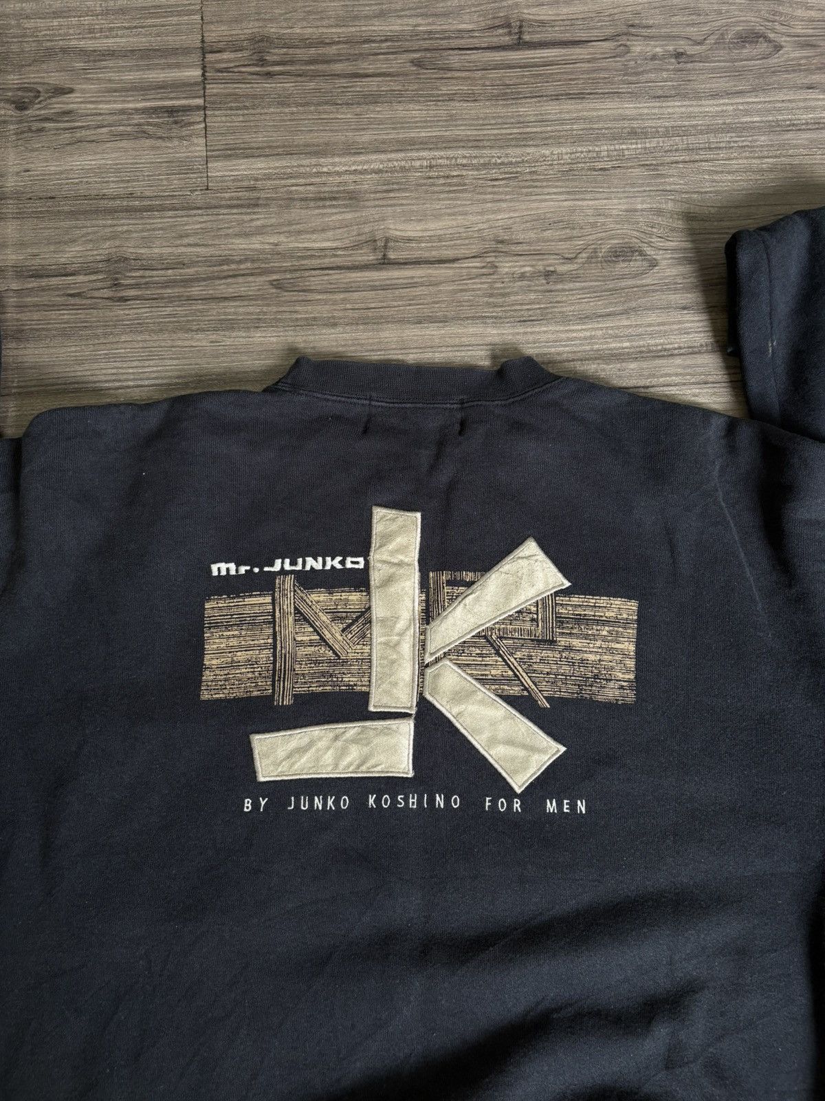 Japanese Brand × Mr. Junko × Vintage Vintage Mr. Junko Koshino Sweatshirt Jumper Back Hit Size US L / EU 52-54 / 3 - 2 Thumbnail