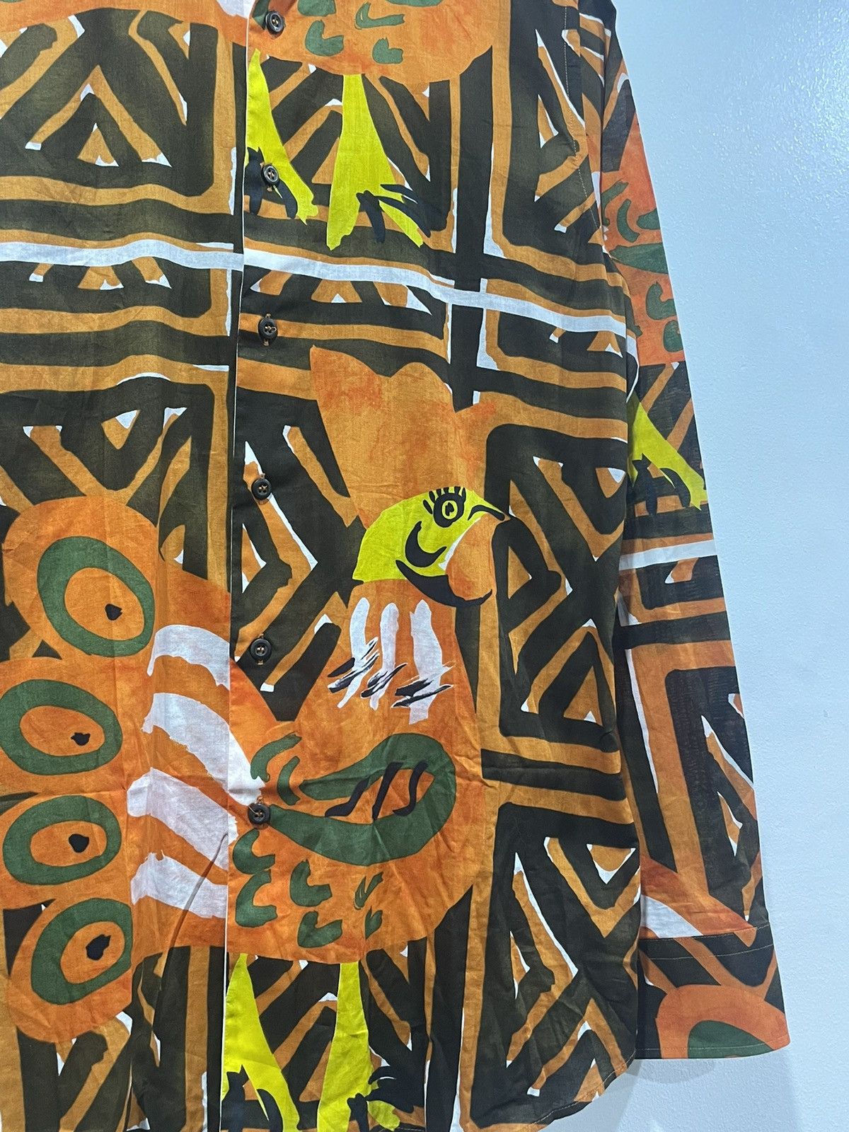 Prada Prada Chicken AllOver Print Button Shirts Size US M / EU 48-50 / 2 - 4 Thumbnail