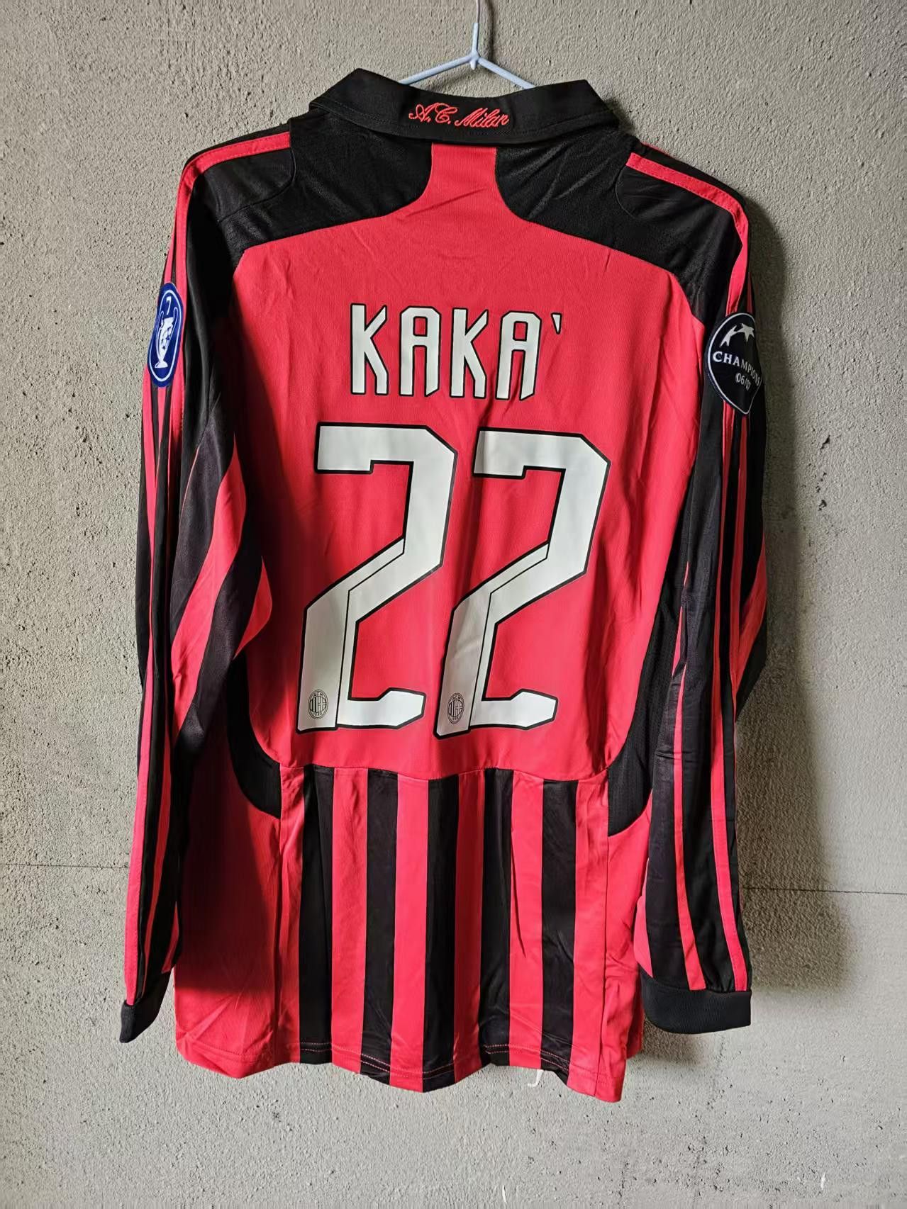 Vintage AC Milan #22 Kaka Jersey Longsleeve