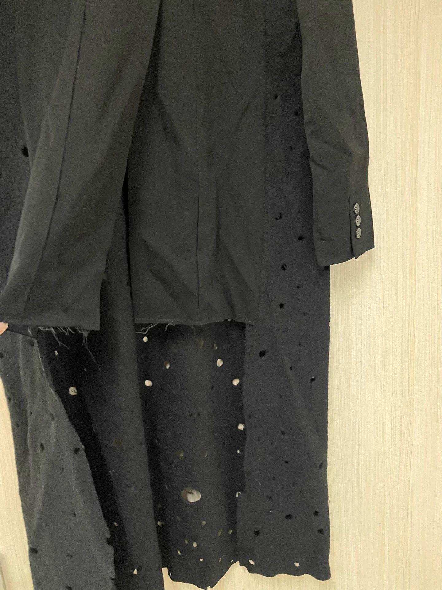Comme des Garcons Comme des Garcons Homme PlusDistressed Deconstructed Sweater Size S / US 4 / IT 40 - 6 Thumbnail