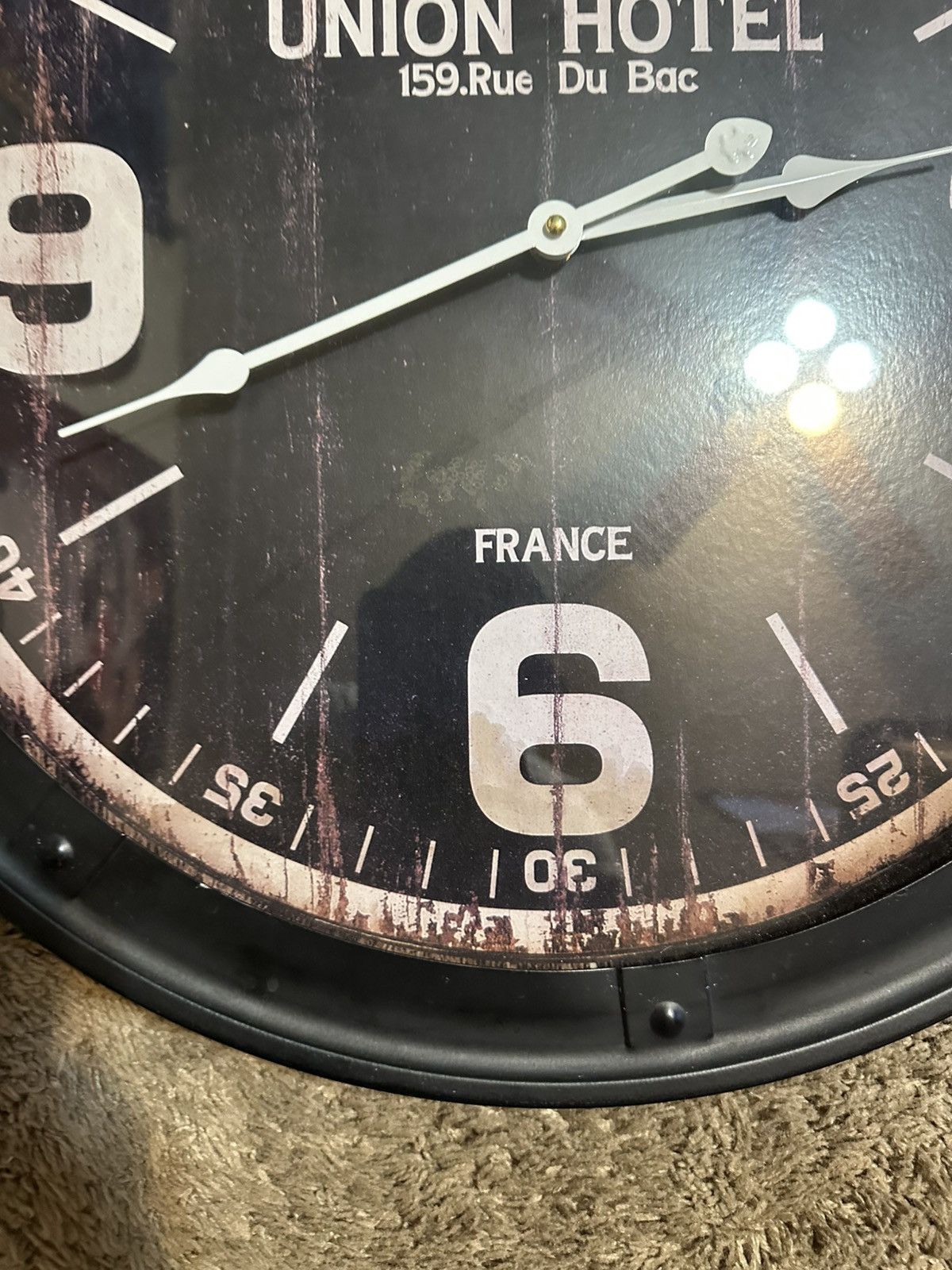 Nike Vintage Olivia & May Union Hotel metal wall clock 00s Size US L / EU 52-54 / 3 - 3 Thumbnail