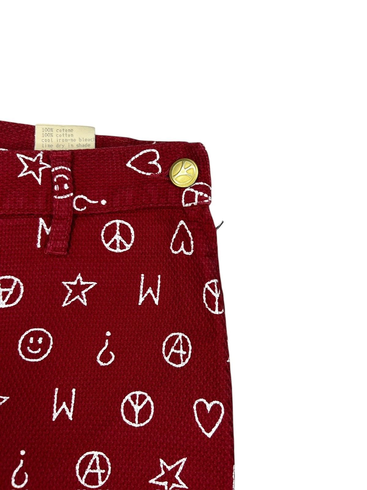Moschino 90s Monogram Trousers Size 27" / US 4 / IT 40 - 7 Thumbnail