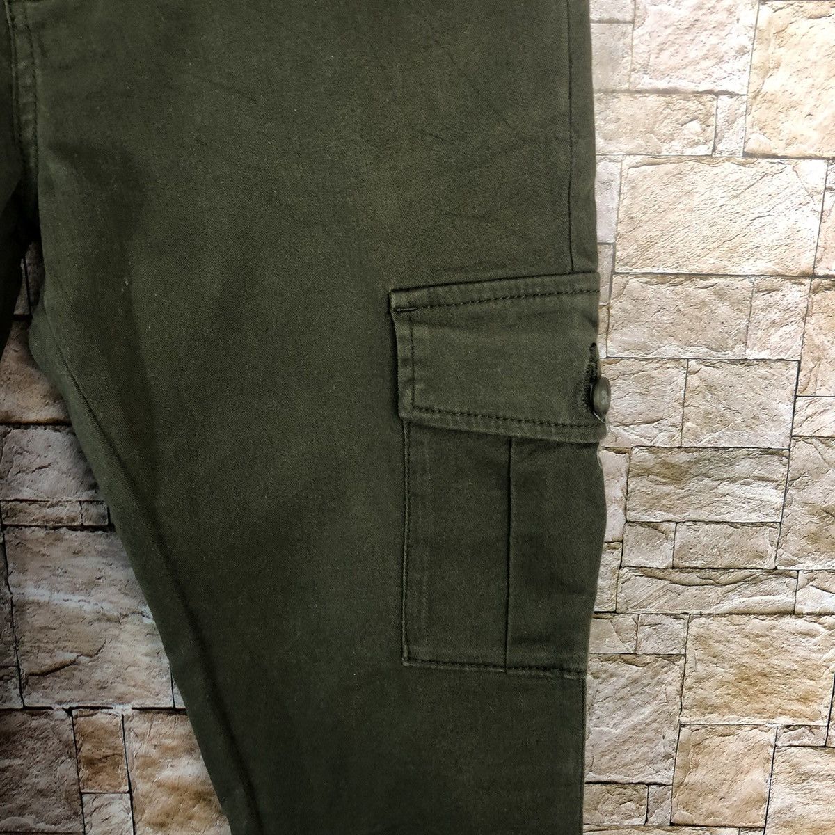 Japanese Brand Gamineverie Green Cargo Multipocket Pants #A87 Size US 28 / EU 44 - 10 Thumbnail