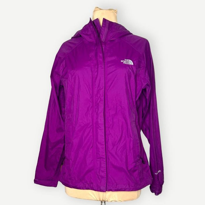 The North Face NORTH FACE Waterproof Hooded Rain Jacket S Fuchsia ...