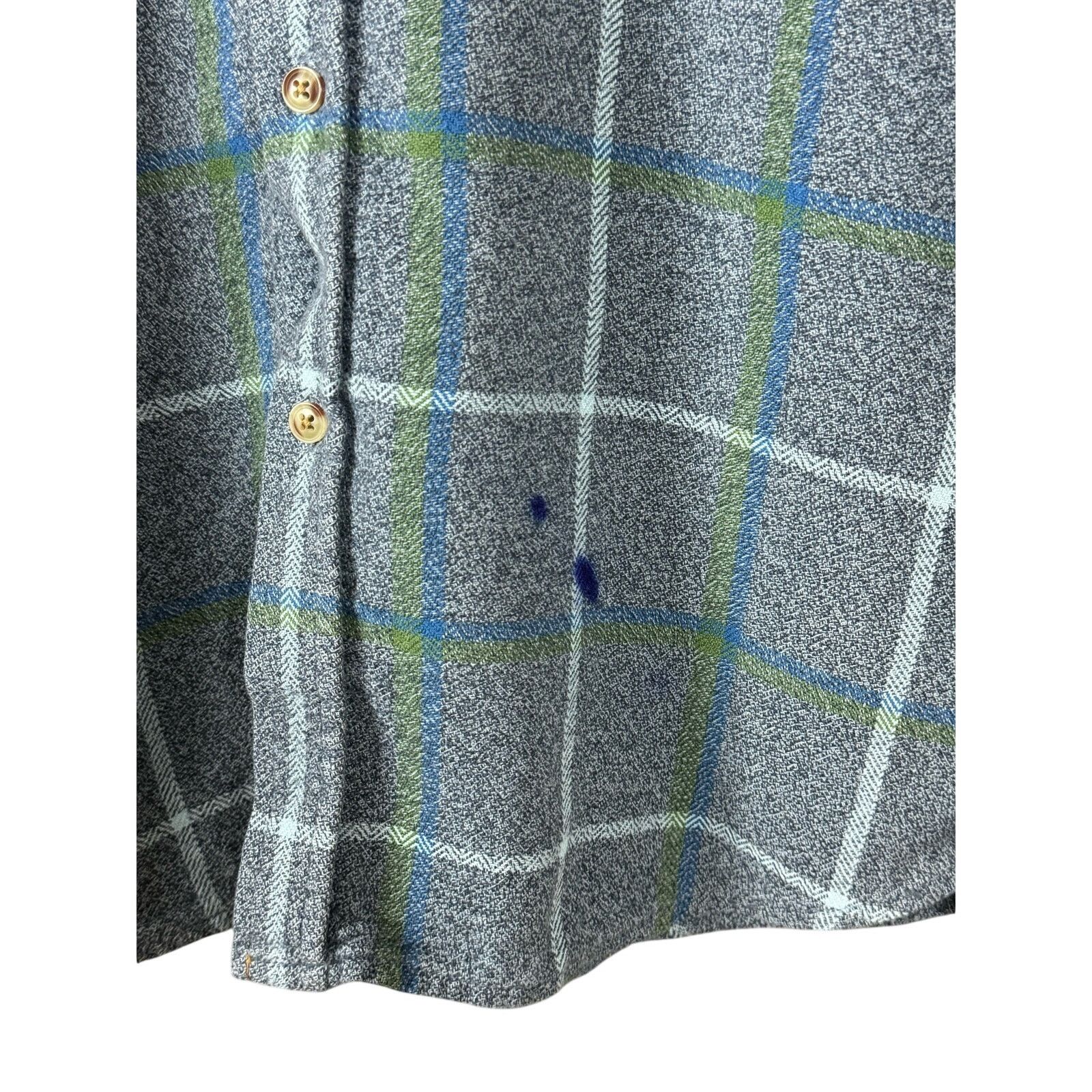 Obey Obey Blue Multi Plaid Flannel Button Up Shirt Men's Size XL Size US XL / EU 56 / 4 - 5 Thumbnail