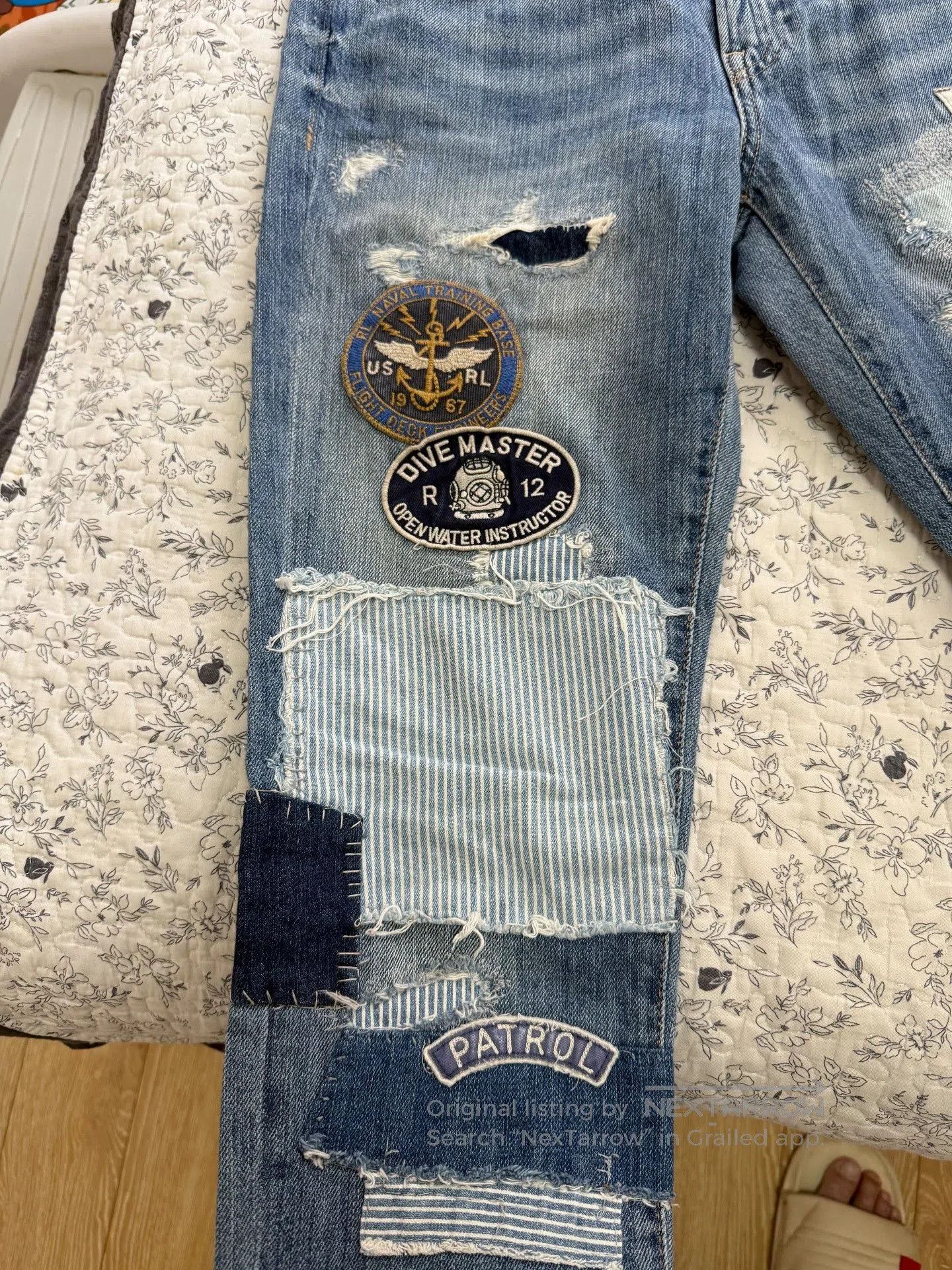 Polo Ralph Lauren Polo Ralph Lauren Patched Jeans. Size US 31 - 6 Thumbnail