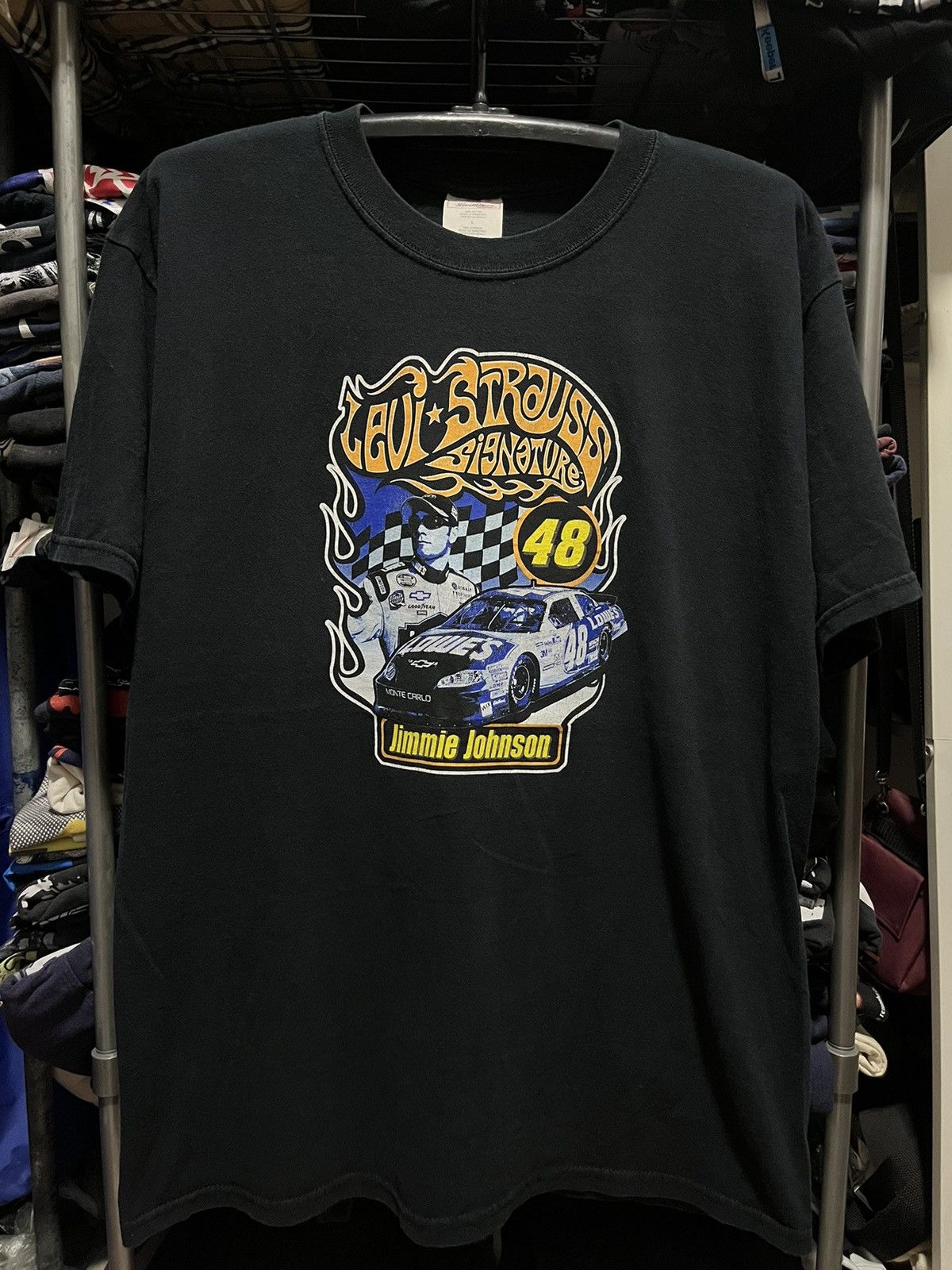 Levi's Levi Strauss Jimmie Thomson The 48 Race Team Tee Size US L / EU 52-54 / 3 - 1 Thumbnail