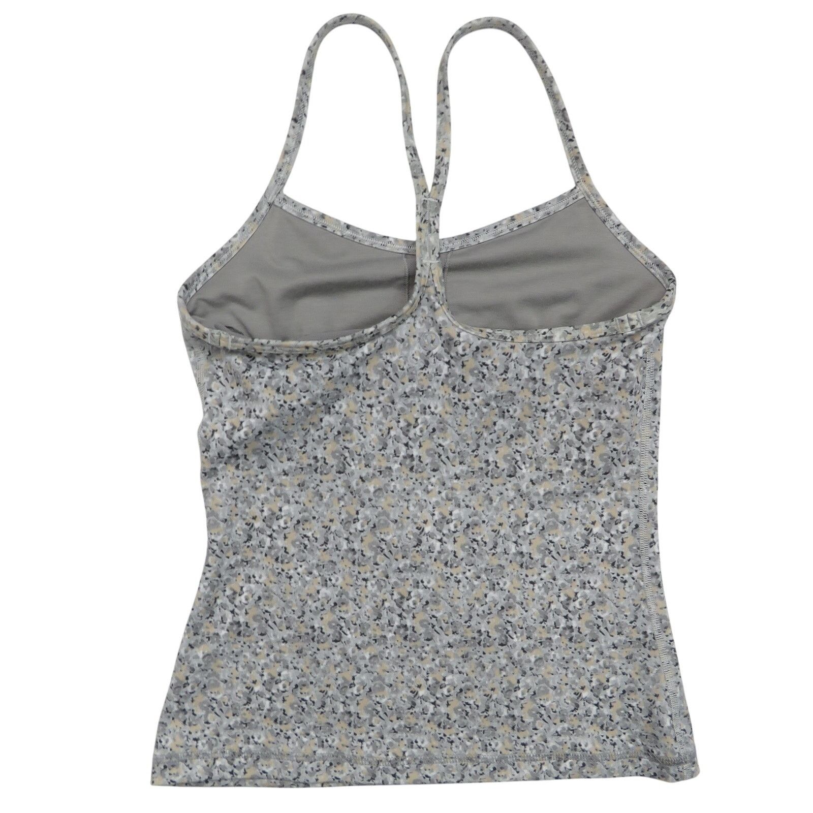 Lululemon Lululemon Gray Speckled Power Y Tank Size 4 Size S / US 4 / IT 40 - 2 Thumbnail