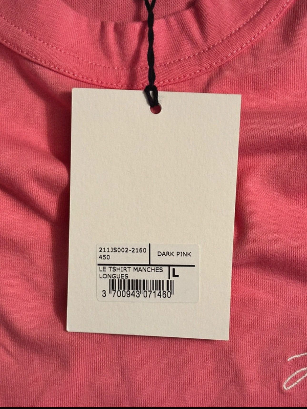 Jacquemus Jacquemus pink long sleeve Size L / US 10 / IT 46 - 4 Thumbnail