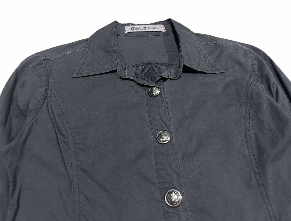 Japanese Brand 🔥Y2K Vintage Cook Jeans Fleur Shirt Black Goth Punk Size US S / EU 44-46 / 1 - 6 Thumbnail