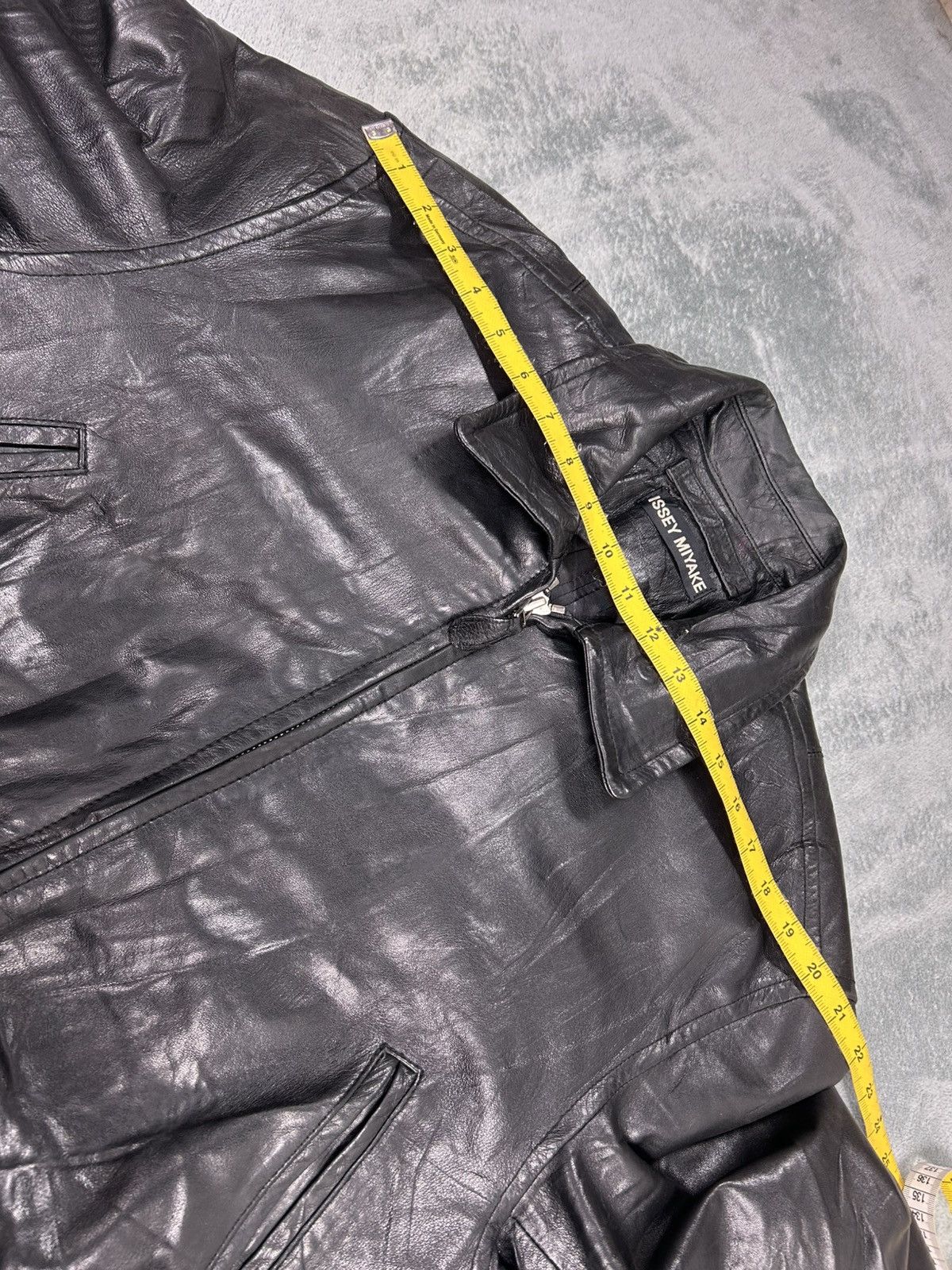 Issey Miyake Vintage Issey Miyake Leather Jacket Size US M / EU 48-50 / 2 - 15 Thumbnail