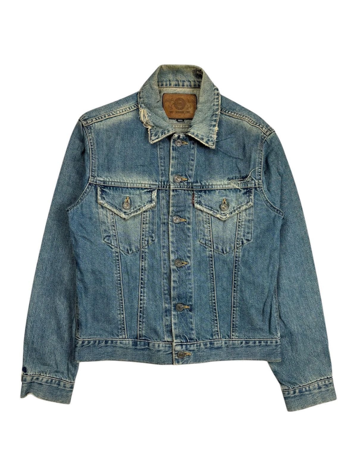 GOA 2000s Japanese Mud Wash Denim Jacket Size US M / EU 48-50 / 2 - 1 Thumbnail
