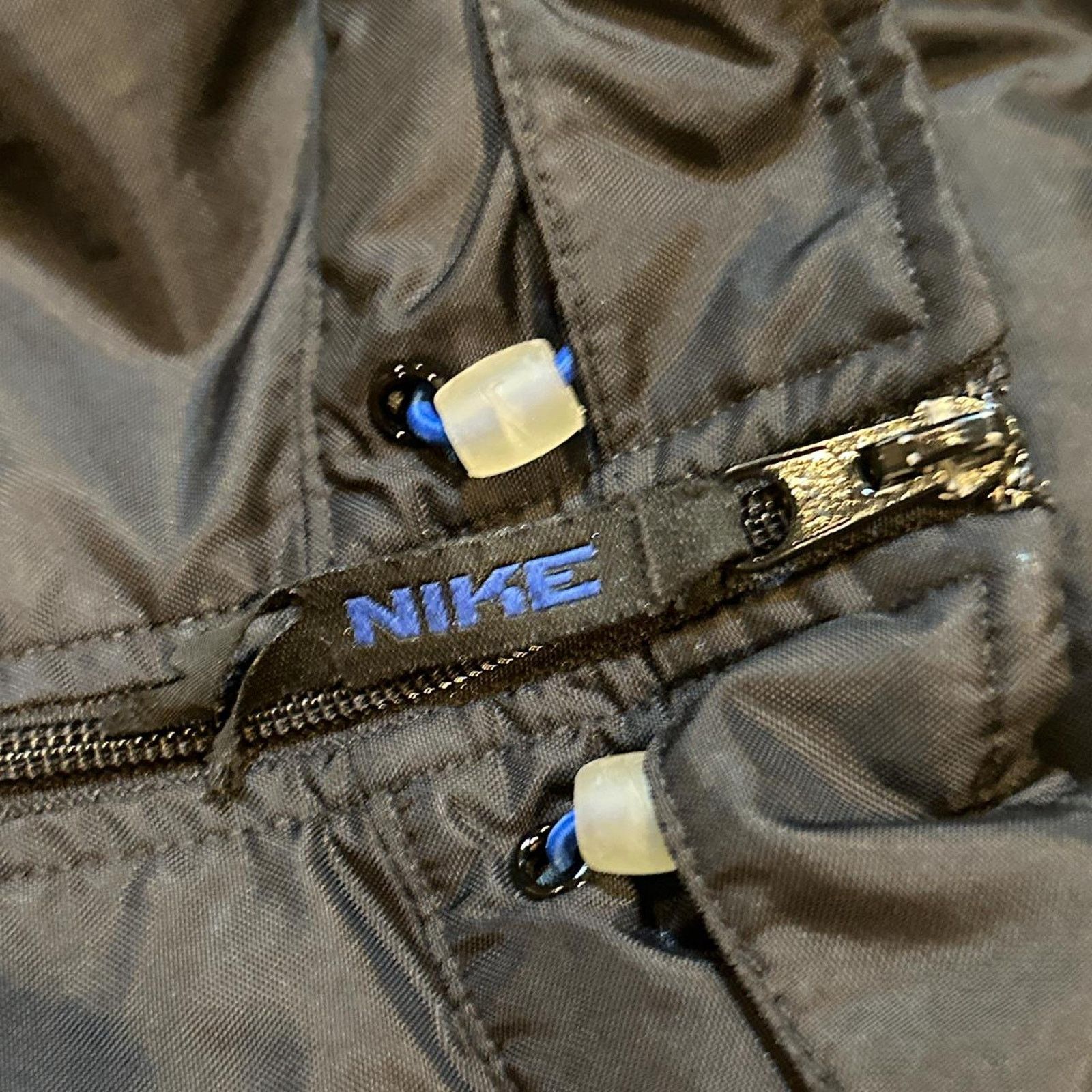 Nike VTG Y2K Black Nike Silver Tag Half-Zip Windbreaker Jacket Size US XXL / EU 58 / 5 - 4 Thumbnail