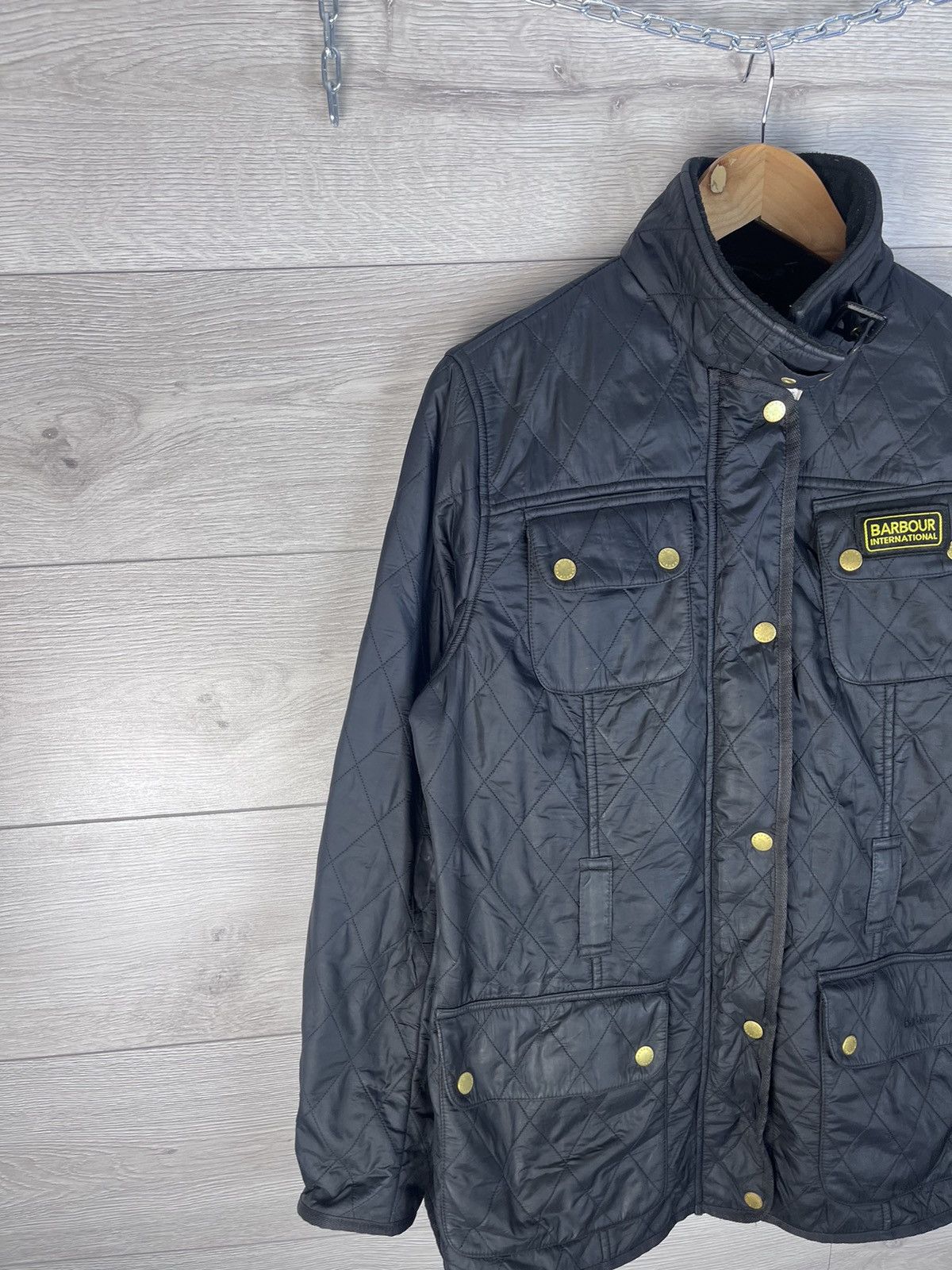 Barbour Vintage women’s jacket Barbour International size UK10 Y2K Size M / US 6-8 / IT 42-44 - 2 Thumbnail