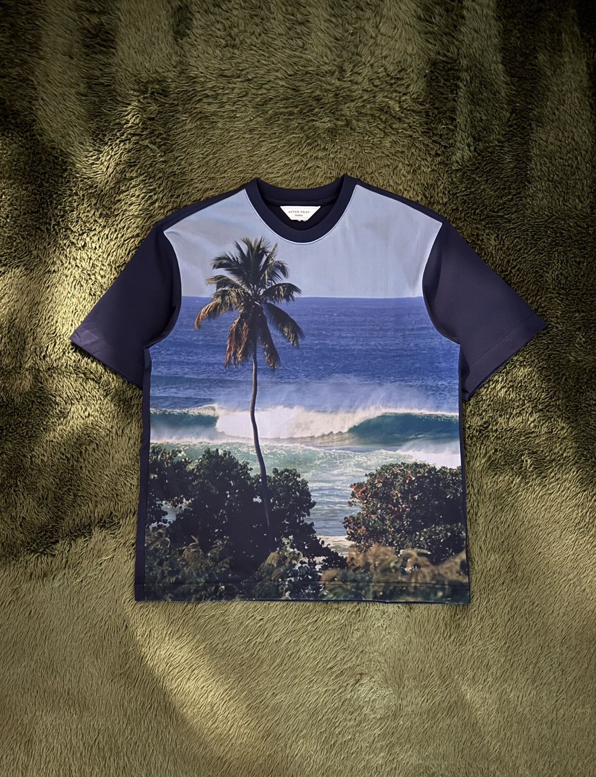 Japanese Brand [M] AFTER PRAY Full Print Mesh Layer T-Shirt Size US M / EU 48-50 / 2 - 1 Thumbnail