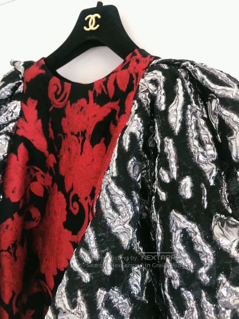 Dries Van Noten Dries Van Noten Vintage Court-Style Jacquard Embroidered T Size S / US 4 / IT 40 - 6 Thumbnail