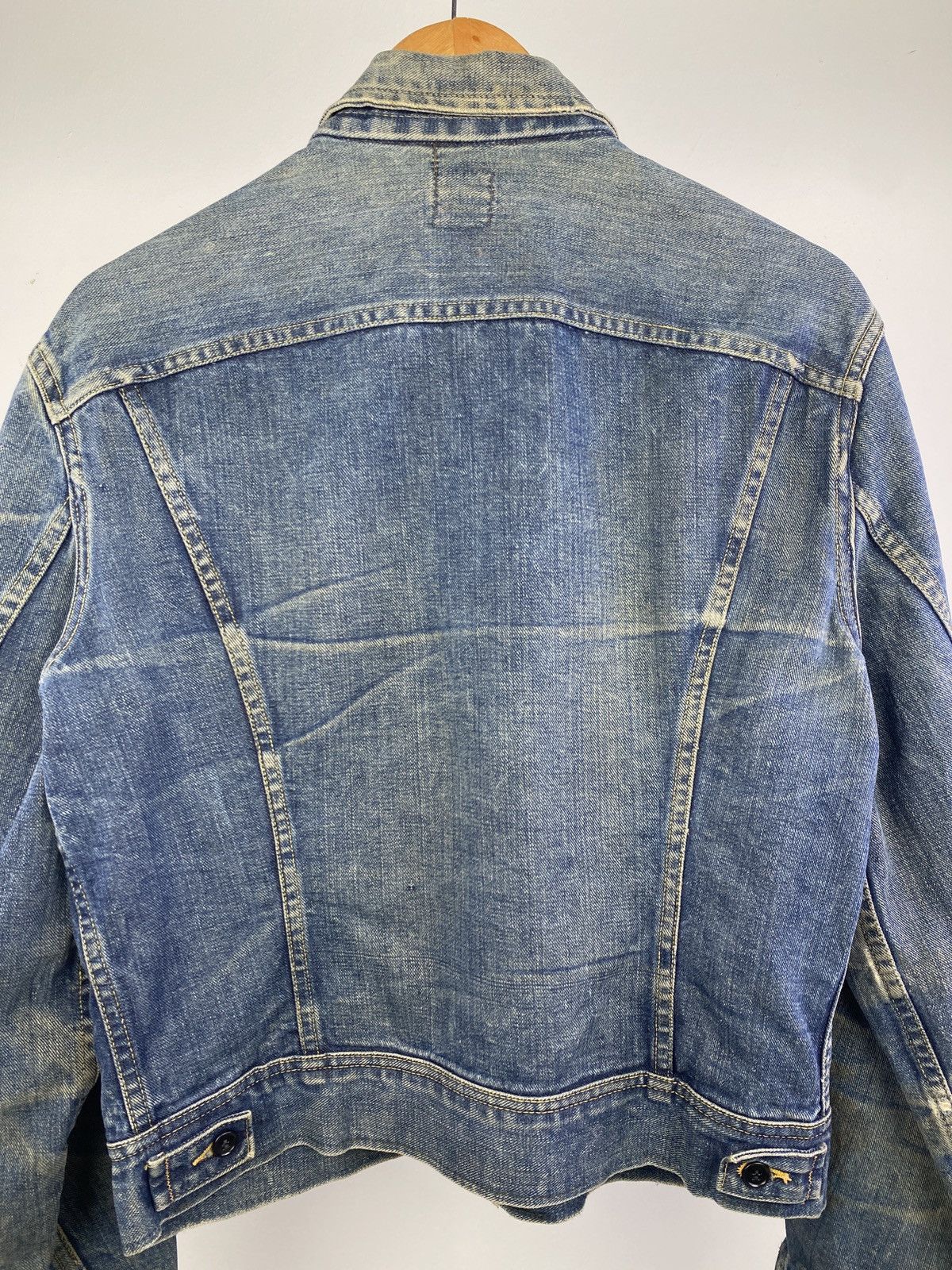Lee Vintage 70s Lee 101-J Sanforized Denim Jacket Distressed Size US M / EU 48-50 / 2 - 12 Thumbnail