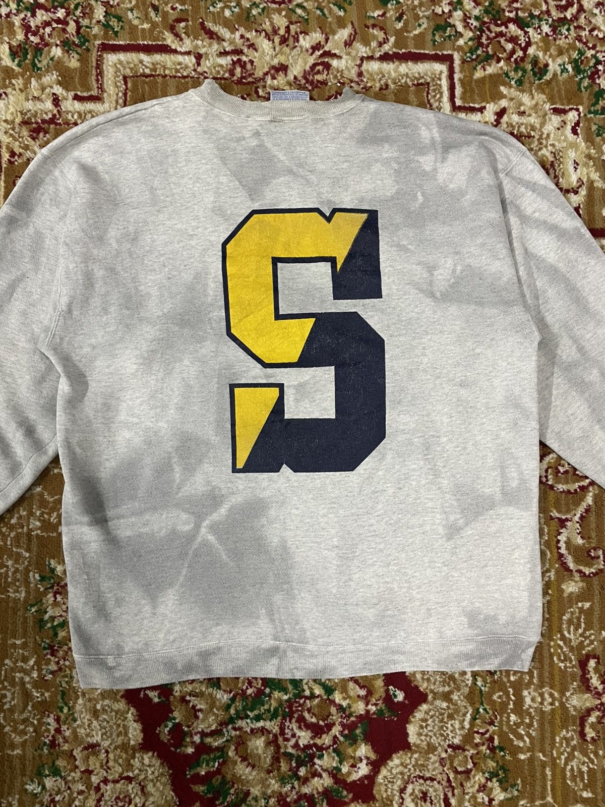 Vintage Perfect Sun Faded Vintage Y2K Trashed Baggy Sweatshirt Size US XL / EU 56 / 4 - 11 Thumbnail