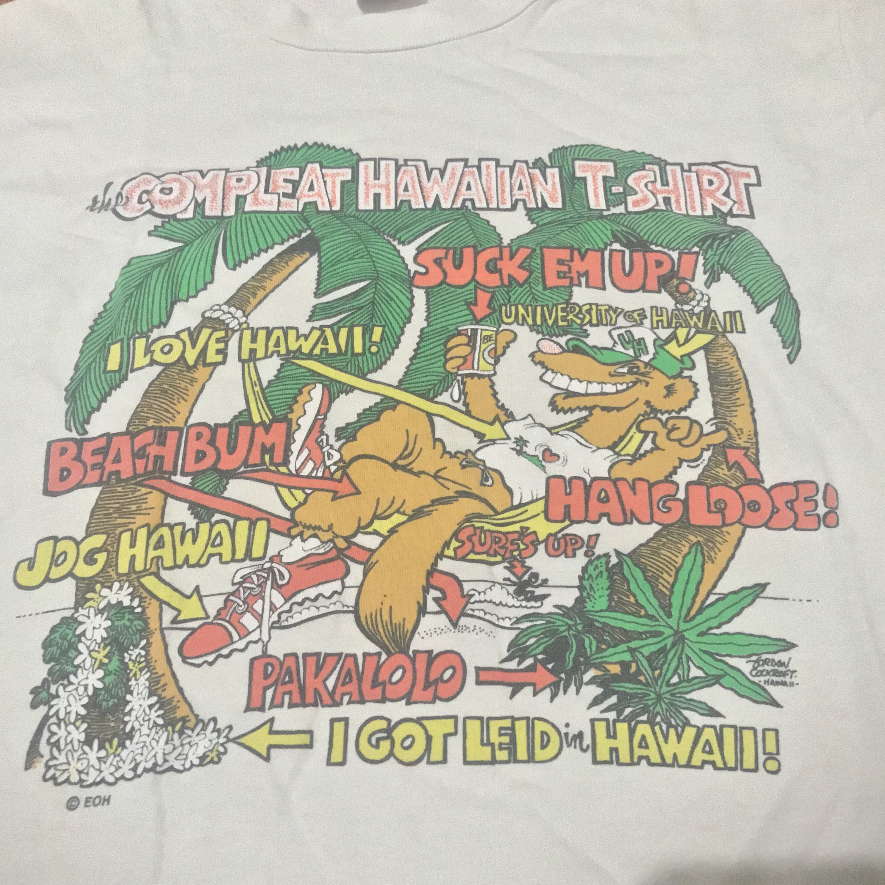 Vintage Vintage 90s gordon cokroft hawaii art Size US M / EU 48-50 / 2 - 2 Thumbnail