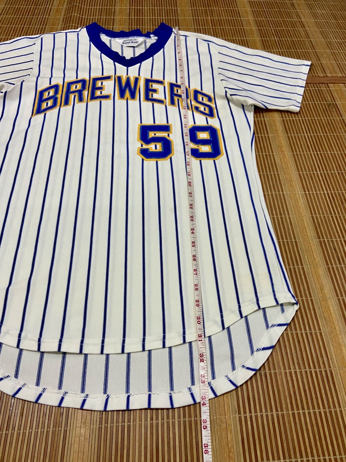 Other VINTAGE Milwaukee Brewers Baseball Jersey Size US L / EU 52-54 / 3 - 6 Thumbnail