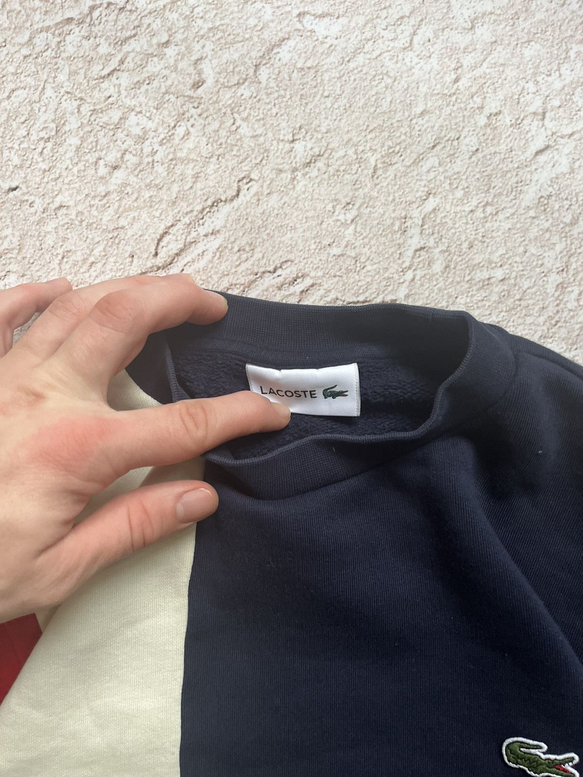 Lacoste Vintage Lacoste Crewneck Sweatshirt (Navy Blue) Size US S / EU 44-46 / 1 - 5 Thumbnail