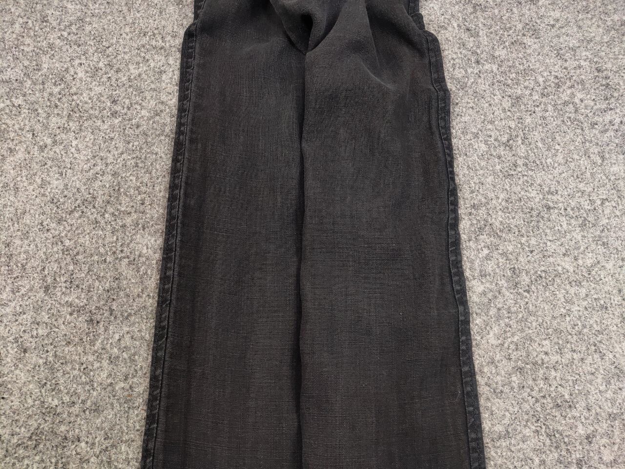 Dolce & Gabbana Vintage Dolce & Gabbana Linen Black Faded Trouser Pants Size 29" - 5 Thumbnail