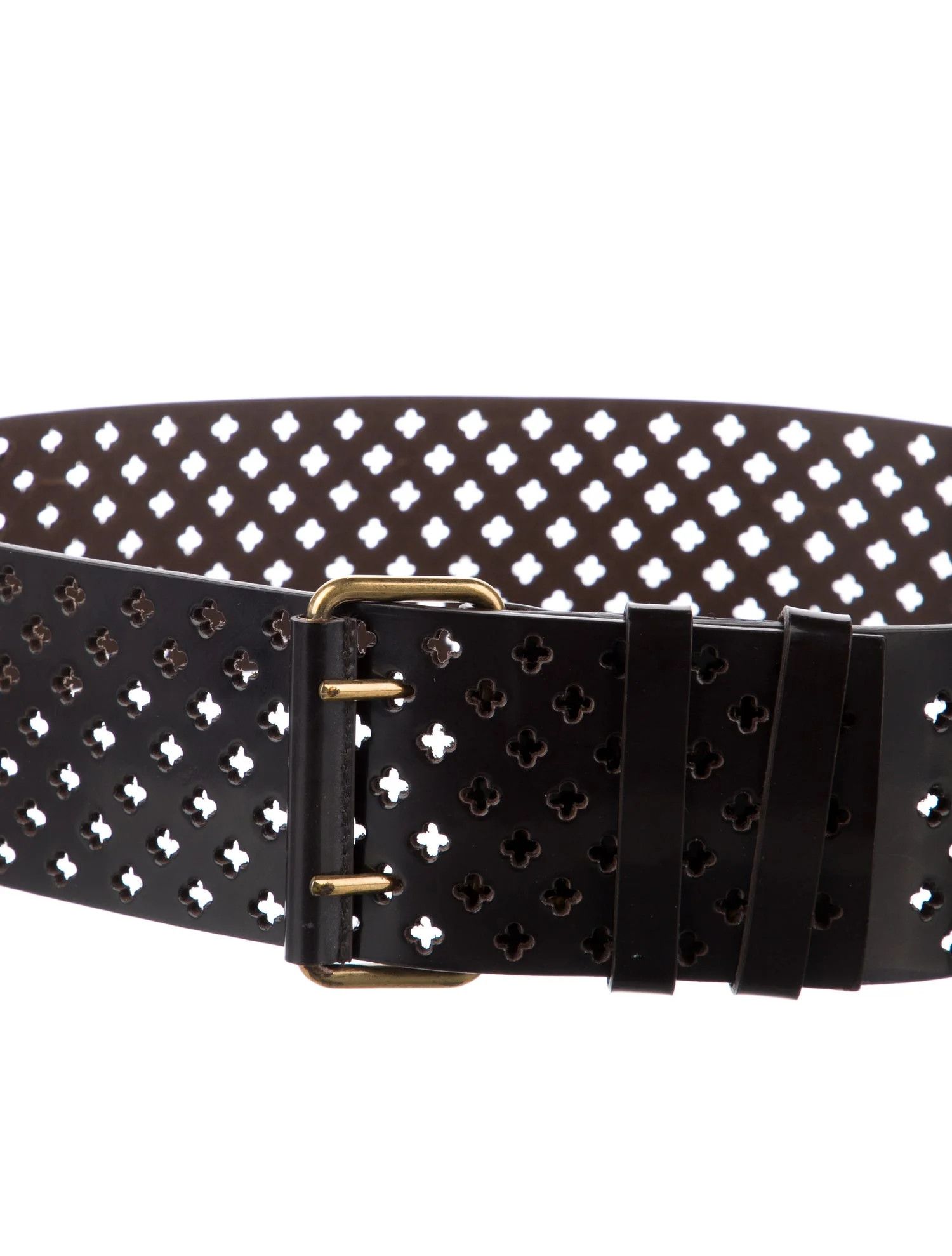 Saint Laurent Paris o1s1wg111224 Size: 75 / Cintura D_Vegetal Leon/ott Belt Nero Size ONE SIZE - 2 Thumbnail