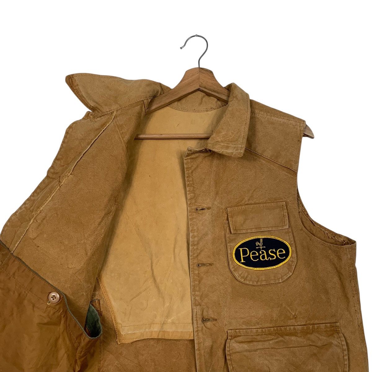 Japanese Brand Pease Duck Canvas Hunting Vest Size US M / EU 48-50 / 2 - 10 Thumbnail
