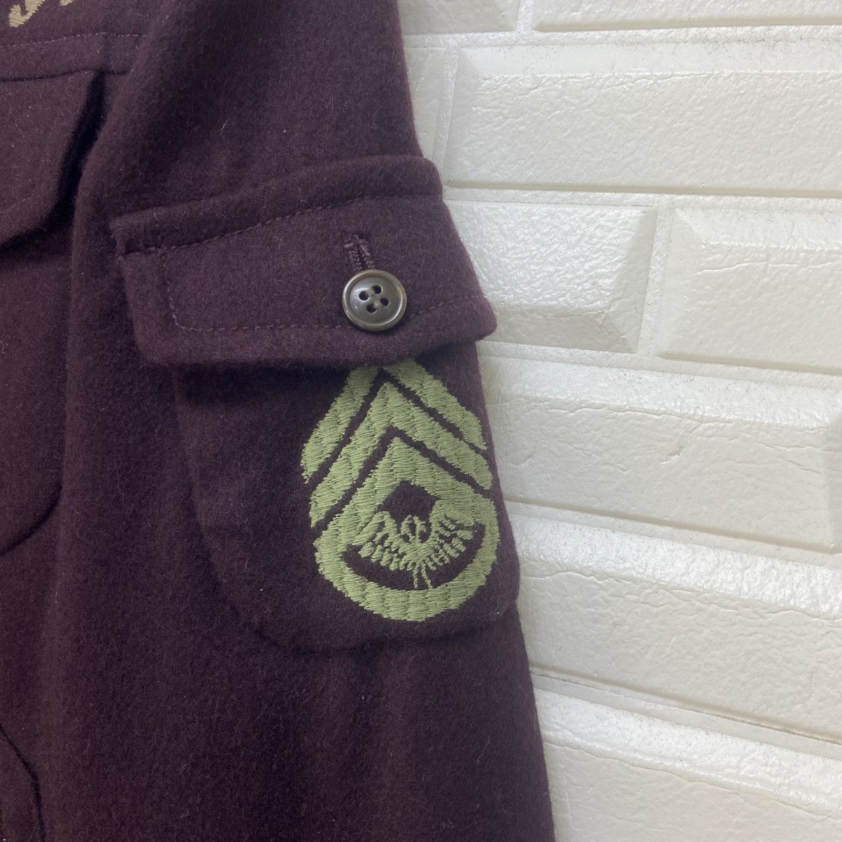 Japanese Brand Vtg 291295 Homme Private Troop Military Style Wool Jacket Size US S / EU 44-46 / 1 - 8 Thumbnail