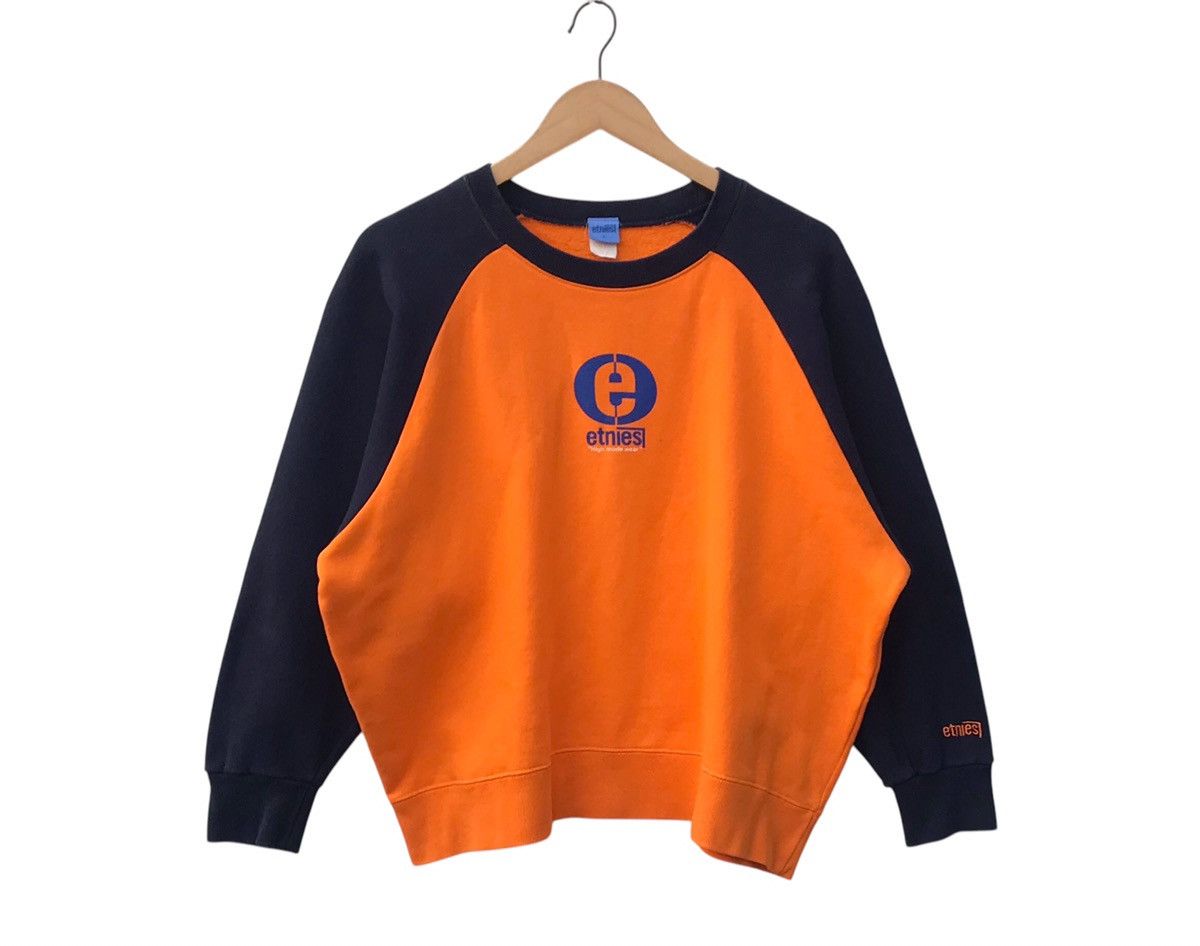 Etnies Vintage 90s Etnies Skates Streetwear Sweatshirt Size US L / EU 52-54 / 3 - 1 Thumbnail