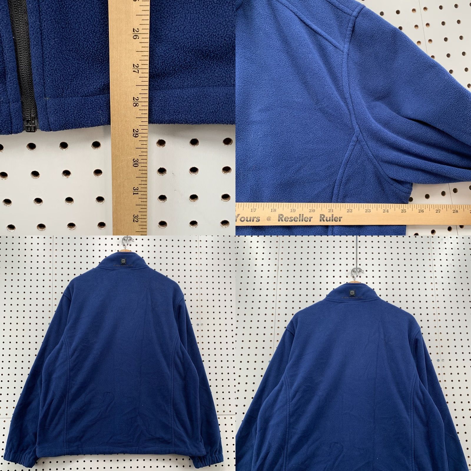 Free Country Free Country Fleece Full Zip Jacket Mens XL Blue Zipper Pockets 25x29 Size US XL / EU 56 / 4 - 9 Thumbnail