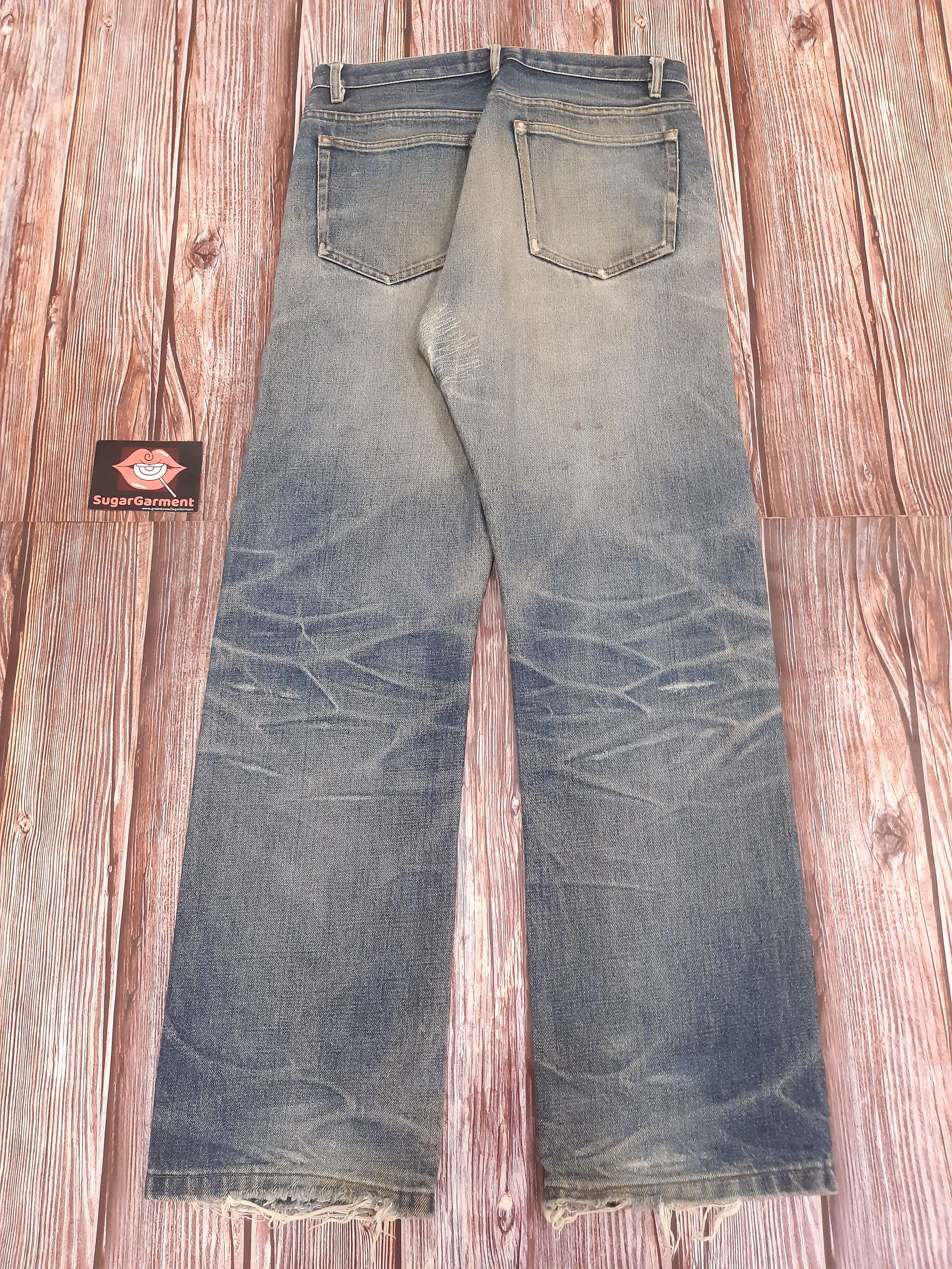 A.P.C. APC Jeans Patchworks Vintage Distressed Size US 31 - 16 Thumbnail