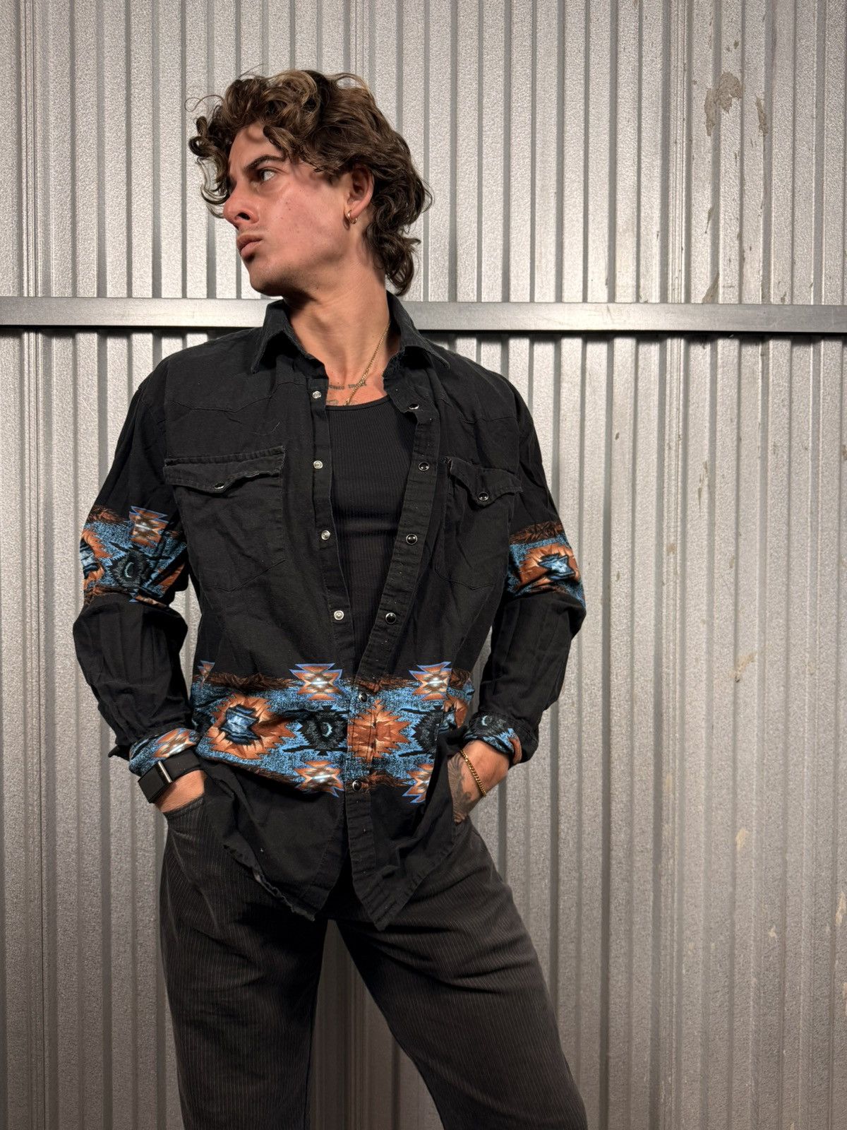 Other Vintage Canyon Guide Western Arizona Print Pearl Snap Shirt Size US L / EU 52-54 / 3 - 2 Thumbnail